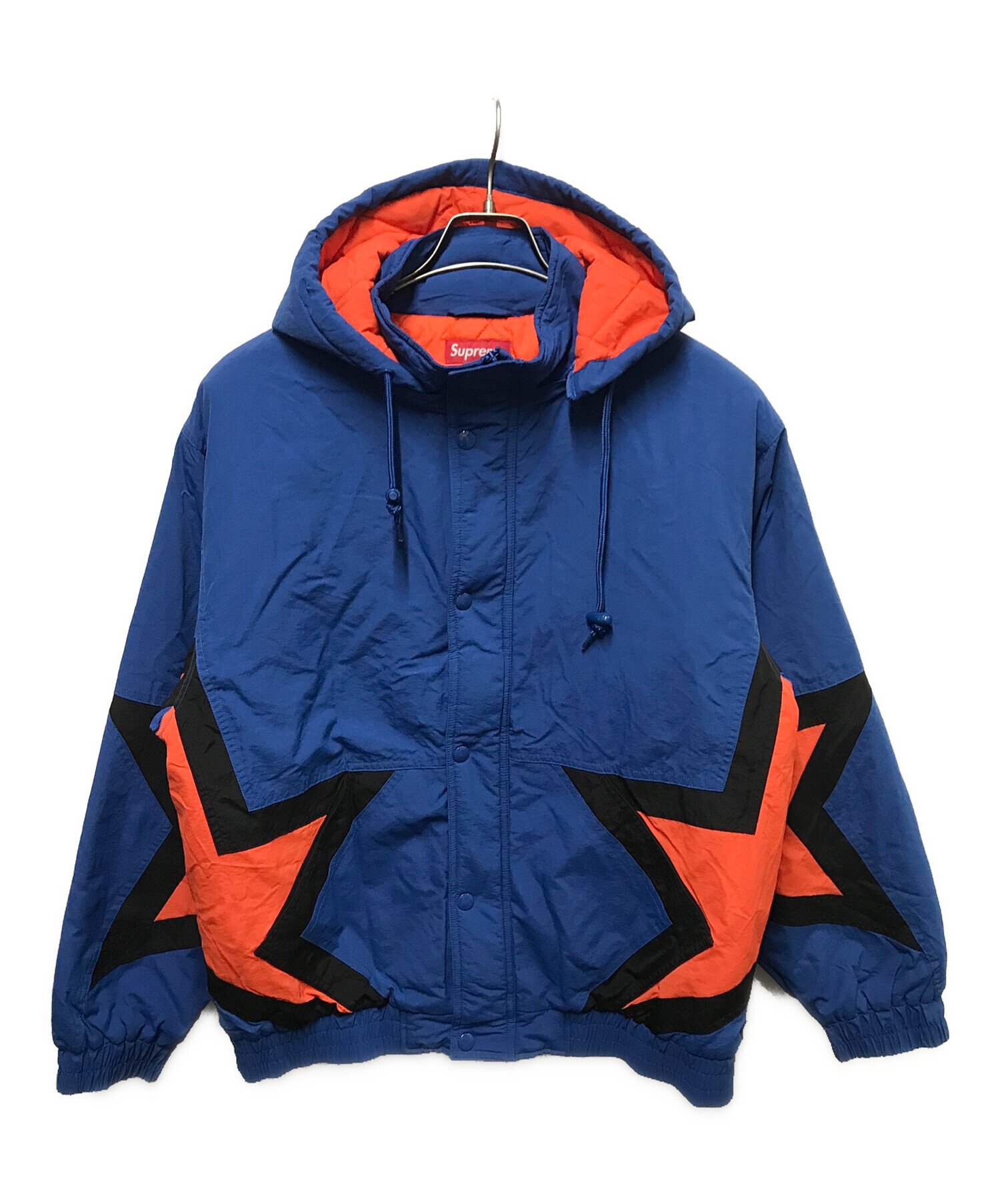 中古・古着通販】SUPREME (シュプリーム) Stars Puffy Jacket ブルー