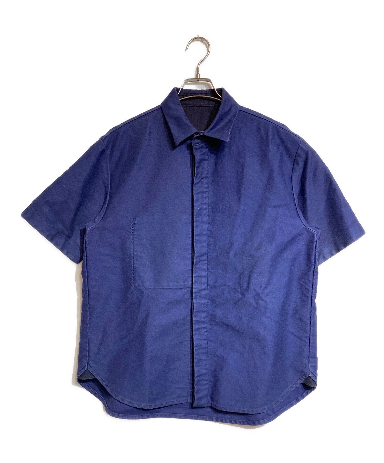 中古・古着通販】sacai (サカイ) Moleskin Shirt ネイビー サイズ:1