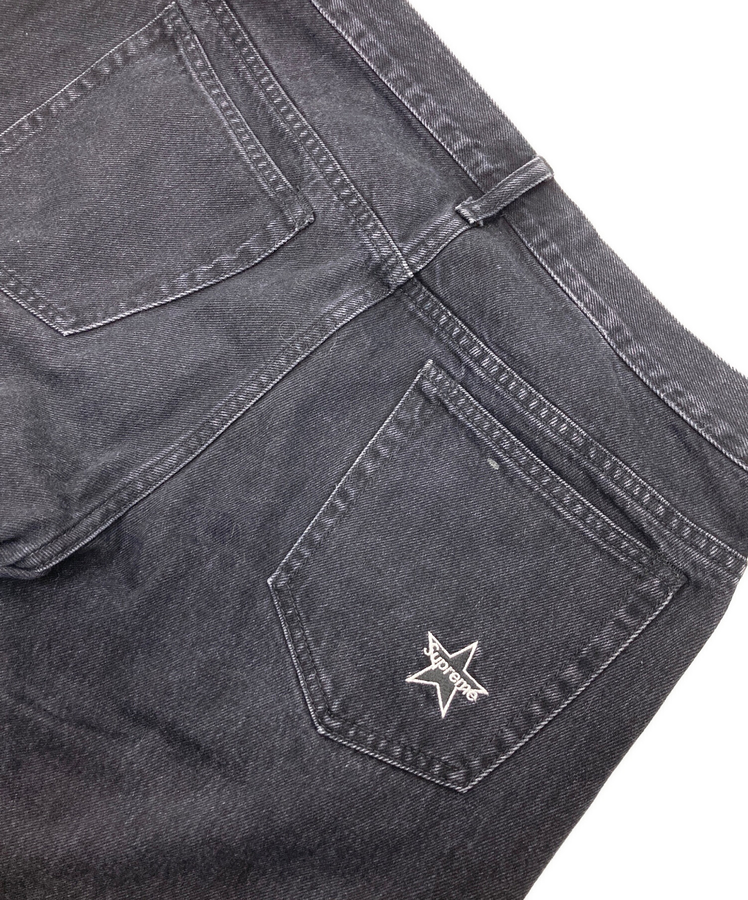 中古・古着通販】SUPREME (シュプリーム) スター刺繍デニムパンツ