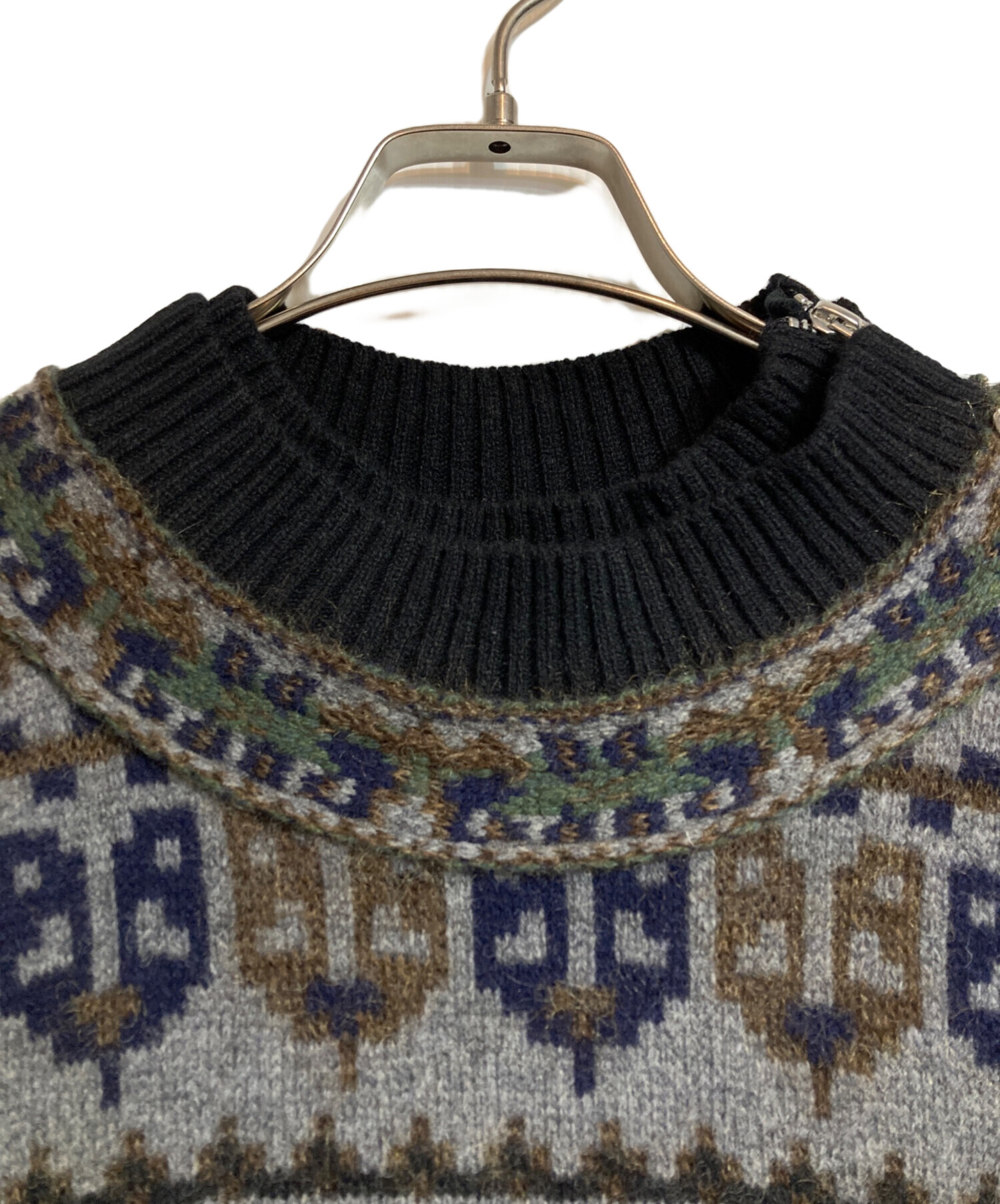 中古・古着通販】sacai (サカイ) フローラルストライプエンブロイ