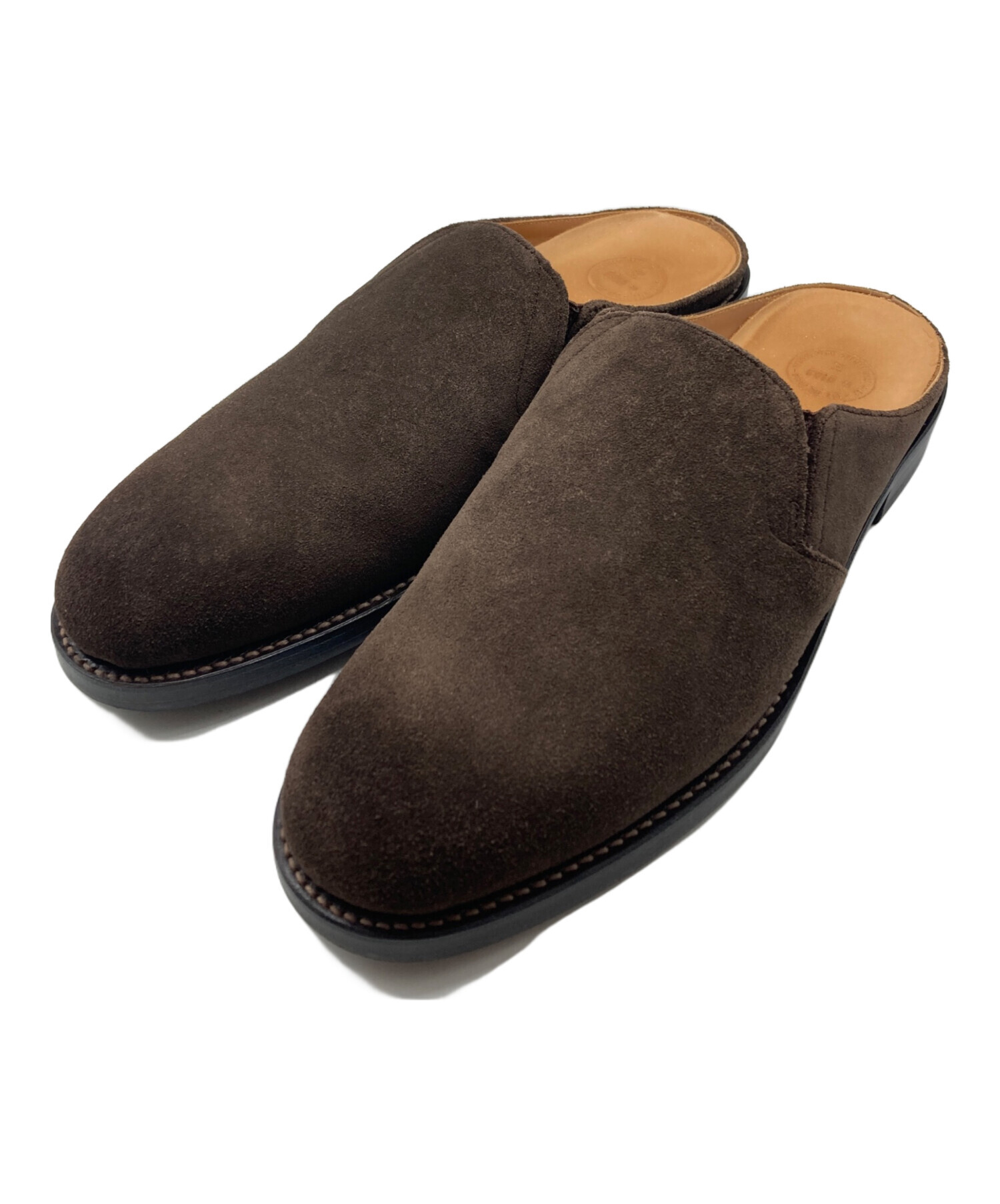 OLD JOE&CO.　サンダル レザー ブラウン メッシュ ビブラム OLD JOE&CO. サンダル レザー ブラウン メッシュ ビブラム OLD JOE&CO