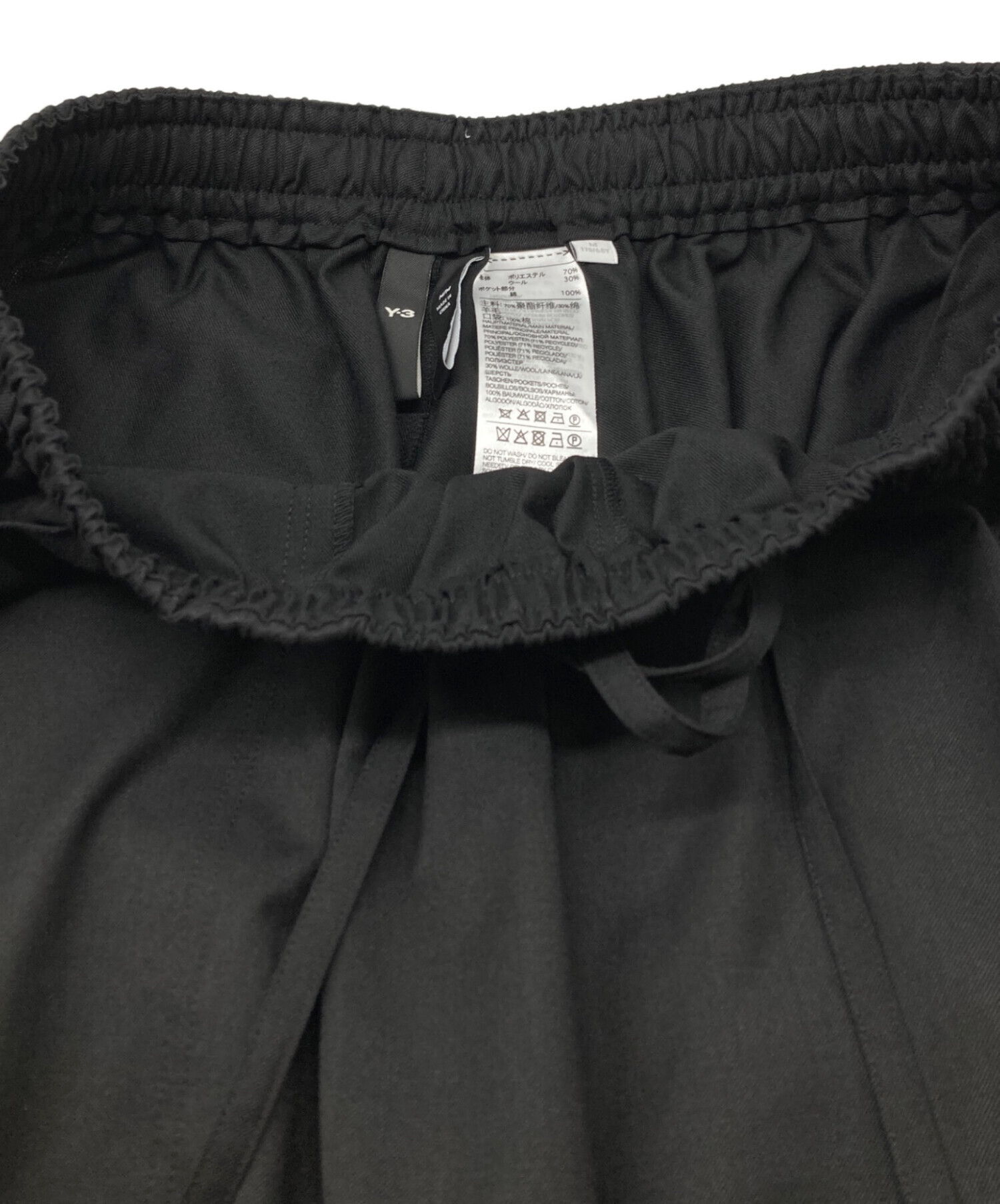 中古・古着通販】Y-3 (ワイスリー) W REF WO SHORTS ブラック サイズ:M