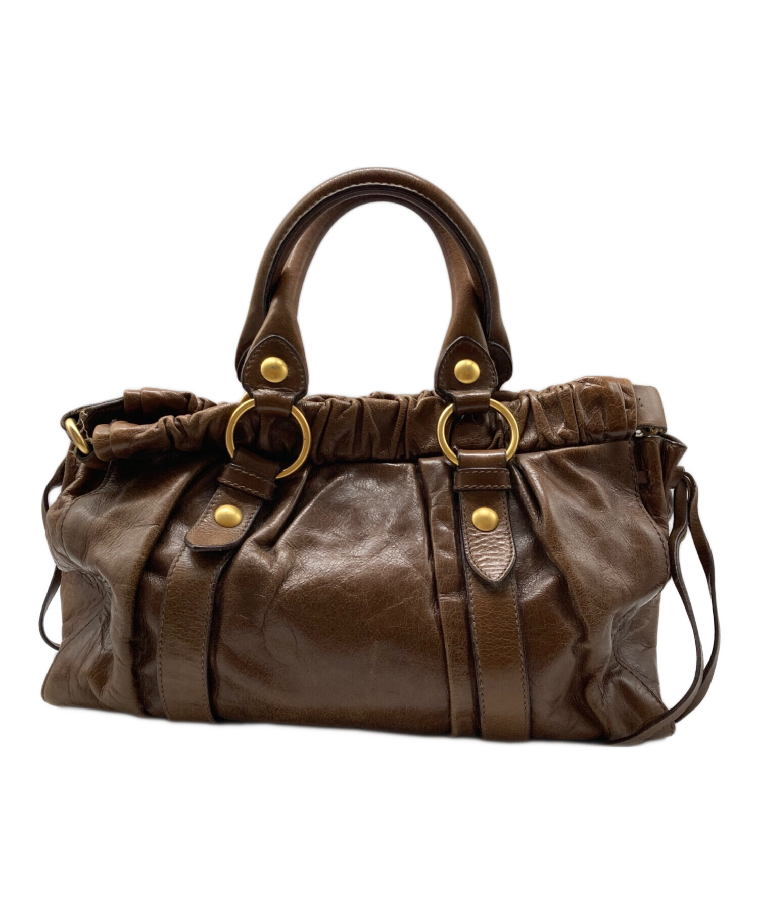 中古・古着通販】MIU MIU (ミュウミュウ) 2WAYショルダーバッグ