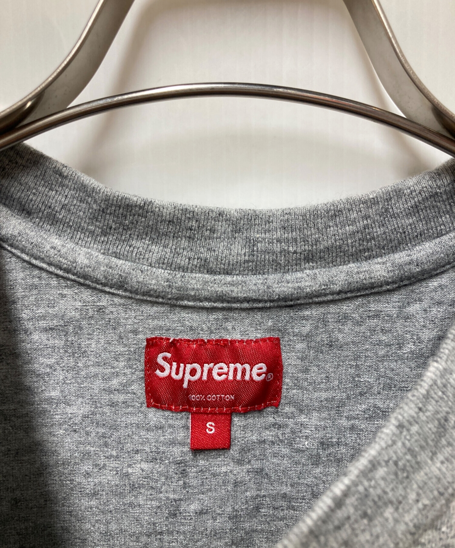 中古・古着通販】SUPREME (シュプリーム) Small Box Logo Tee グレー 