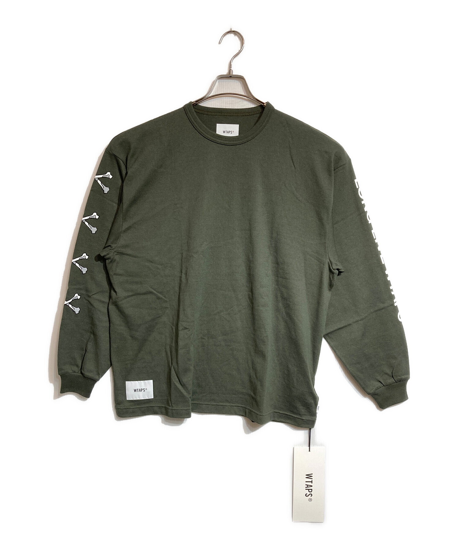 中古・古着通販】WTAPS (ダブルタップス) LXLXW/LS/COTTON グリーン 