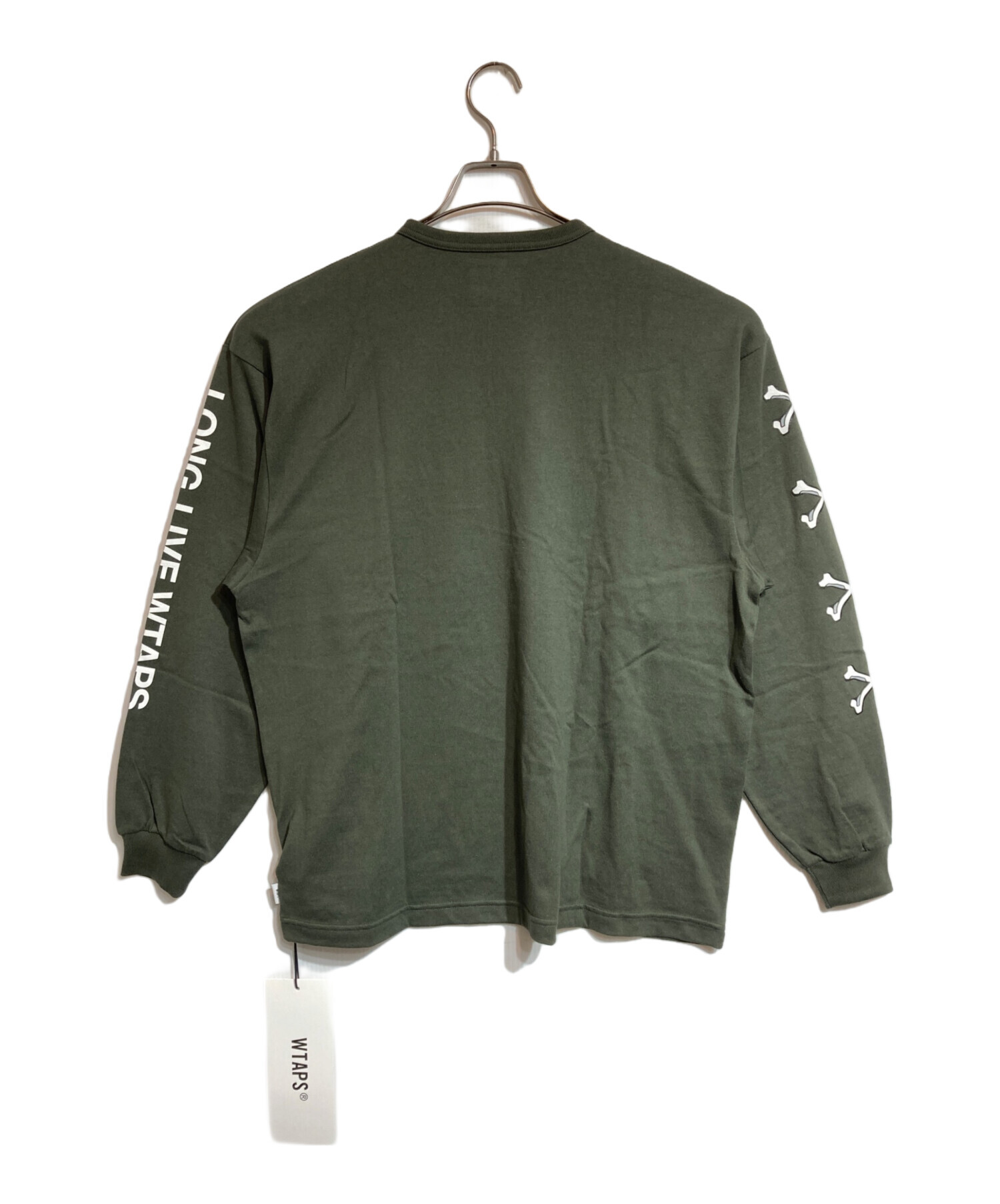 中古・古着通販】WTAPS (ダブルタップス) LXLXW/LS/COTTON グリーン 