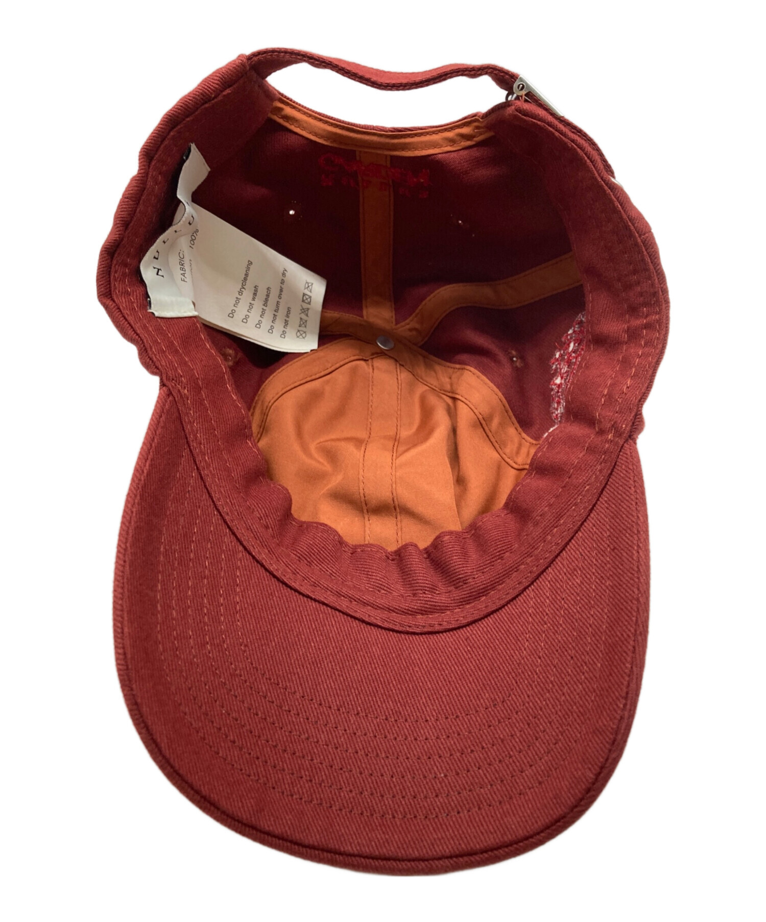 中古・古着通販】NULLUS (ヌールス) キャップ レッド｜ブランド・古着