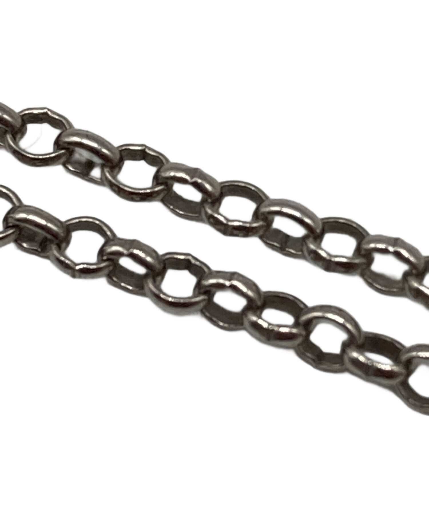 【未使用】GUCCI シルバー チェーンネックレス 中古・古着通販】GUCCI (グッチ) チェーンネックレス シルバー