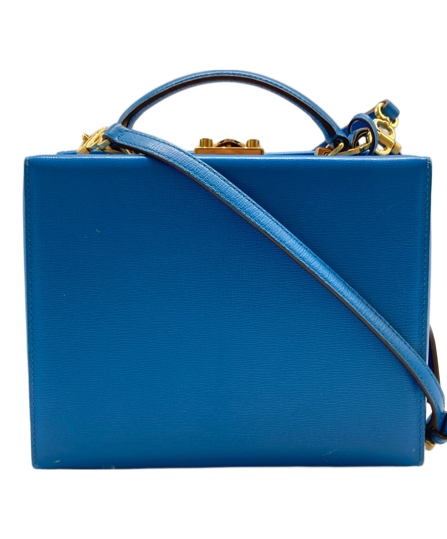 その他ブランド / MARK CROSS/マーククロス/ショルダーバッグ/ハンドバッグ/レザー/ブルー// 中古・古着通販】MARK CROSS (マーククロス) ショルダーバッグ ブルー