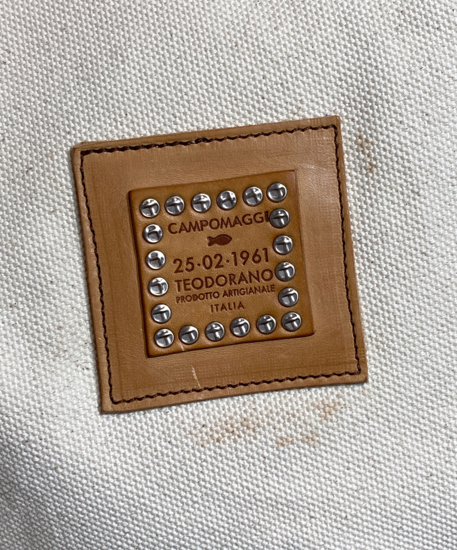 中古・古着通販】campomaggi (カンポマッジ) キャンバスレザートート