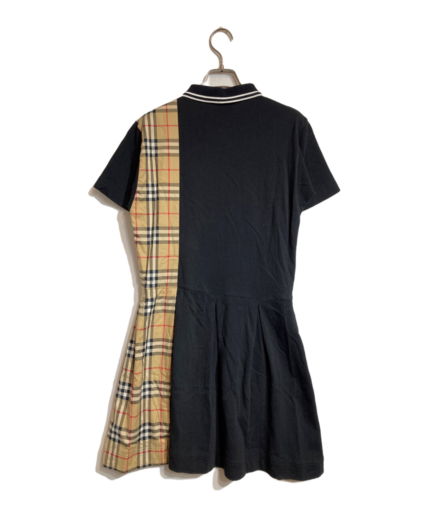 【未使用】BURBERRY ワンピース ノバチェック シャドーチェック 黒 未使用】BURBERRY ワンピース ノバチェック シャドーチェック 黒 未