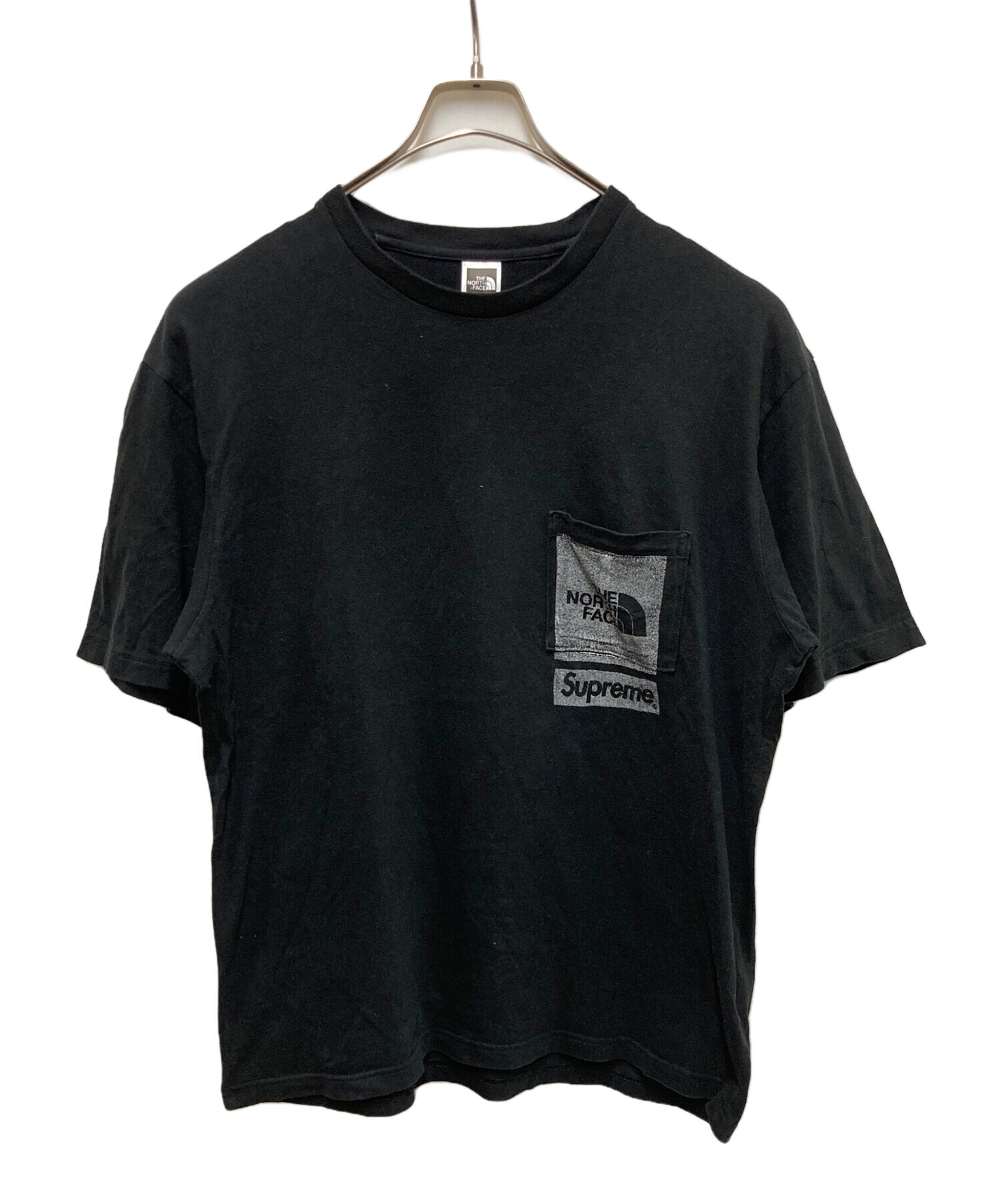 【希少】Supreme The North Face ポケット Tシャツ 黒 L 中古・古着通販】SUPREME (シュプリーム) THE NORTH FACE (ザ ノース