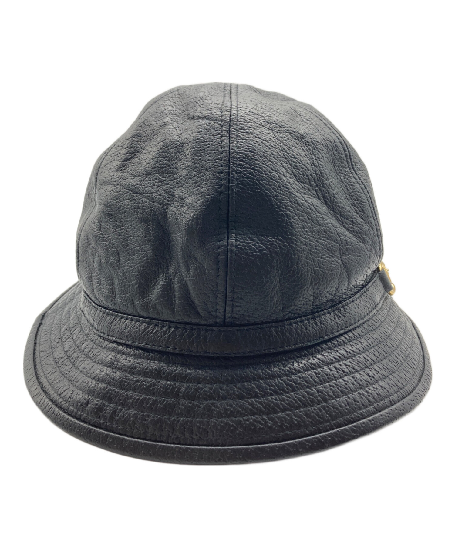 中古・古着通販】GUCCI (グッチ) ホースビット ラムレザーハット 