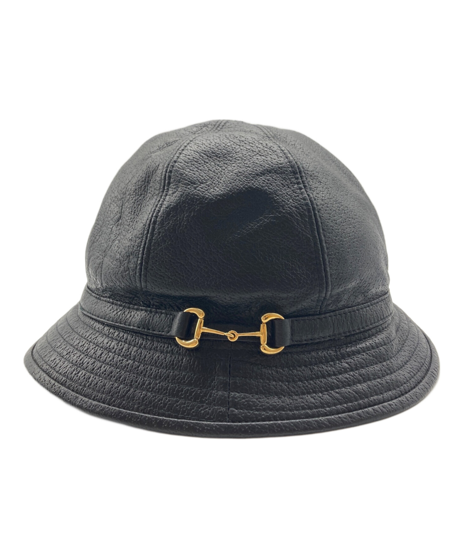 中古・古着通販】GUCCI (グッチ) ホースビット ラムレザーハット 