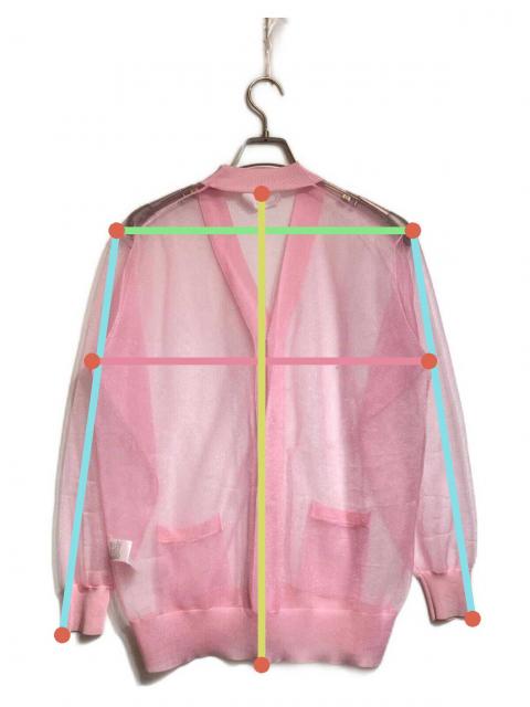 未使用品 TOGA シアージャケット ピンク M テラード 中古・古着通販】TOGA PULLA (トーガ プルラ) シアーカーディガン