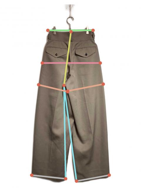 中古・古着通販】THE RERACS (ザ リラクス) グルカスラックス ベージュ