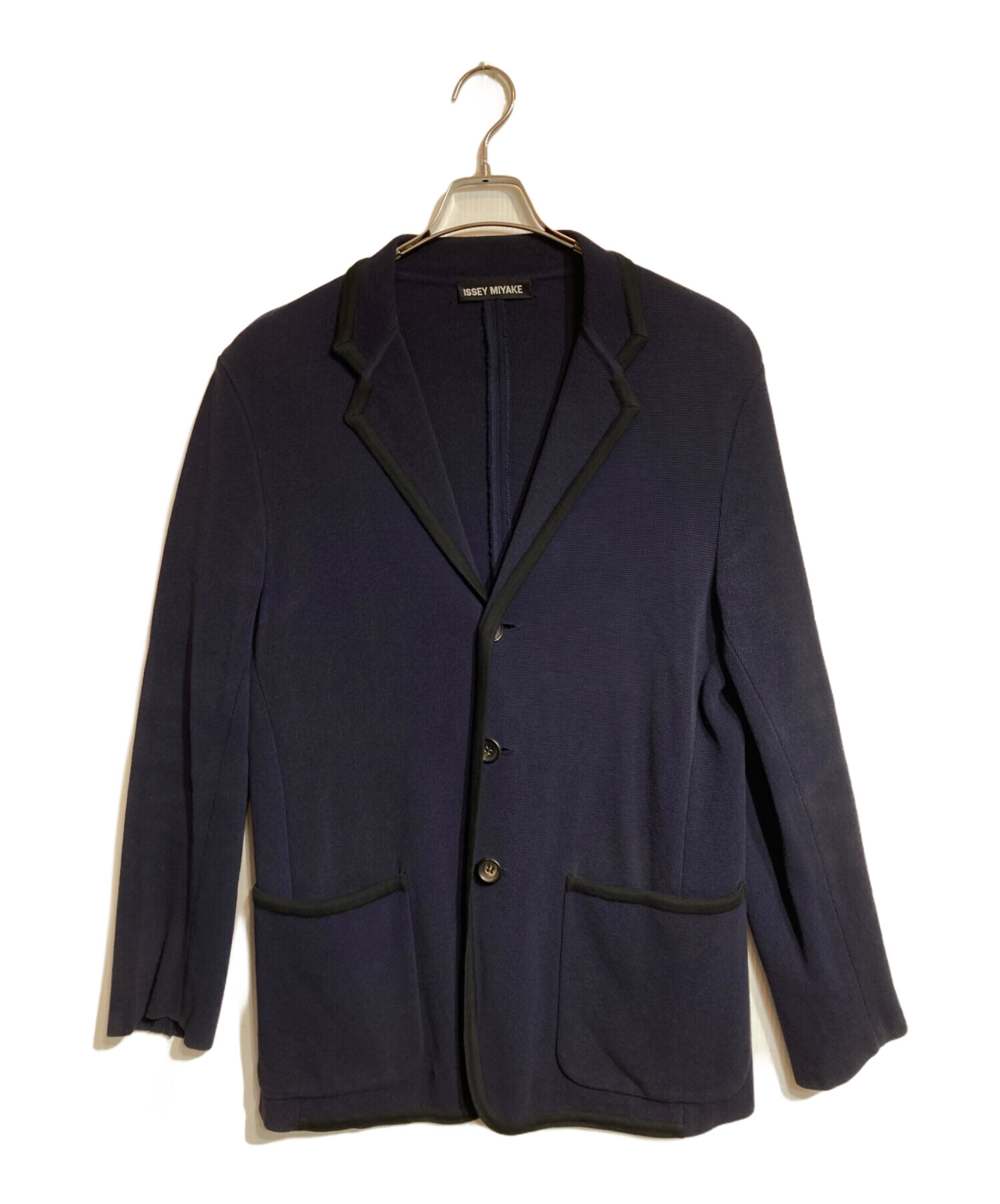 中古・古着通販】ISSEY MIYAKE (イッセイミヤケ) ニットジャケット 