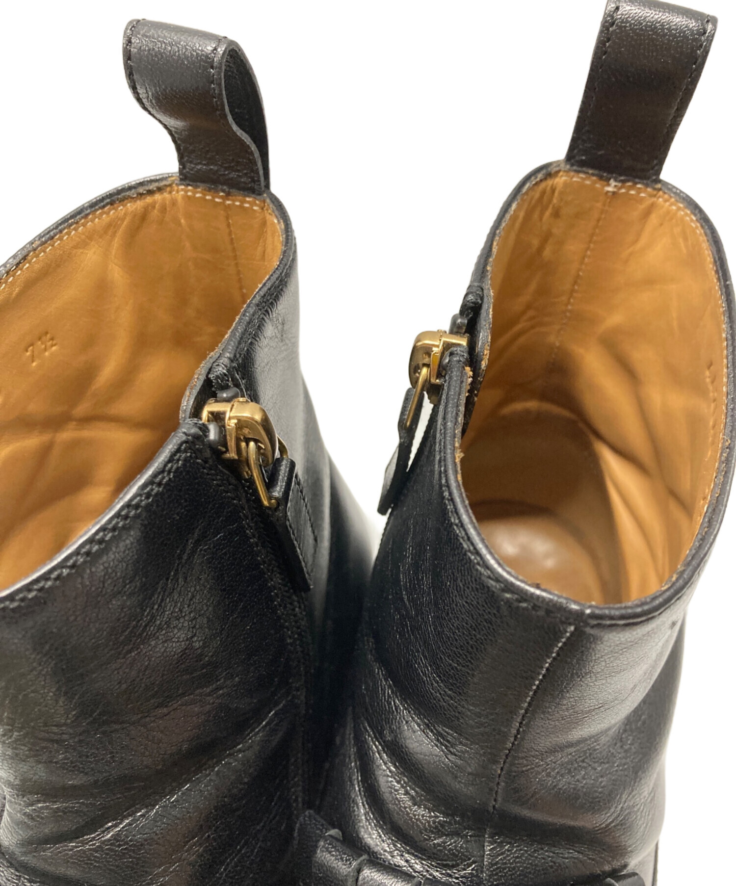 中古・古着通販】GUCCI (グッチ) ホースビットブーツ ブラック サイズ