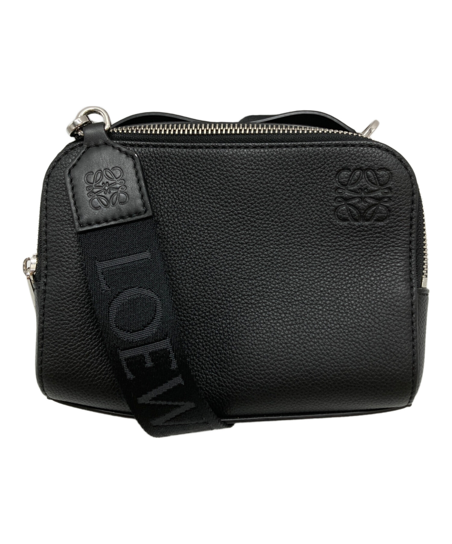 中古・古着通販】LOEWE (ロエベ) クロスボディカメラバッグ ブラック