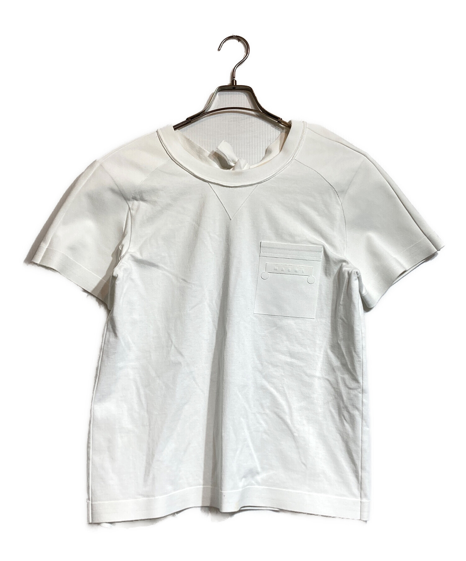 MARNI マルニ Tシャツ・カットソー M 白 【古着】【中古】【送料無料】 MARNI - MARNI マルニ Tシャツ・カットソー XS 白 【古着】【中古