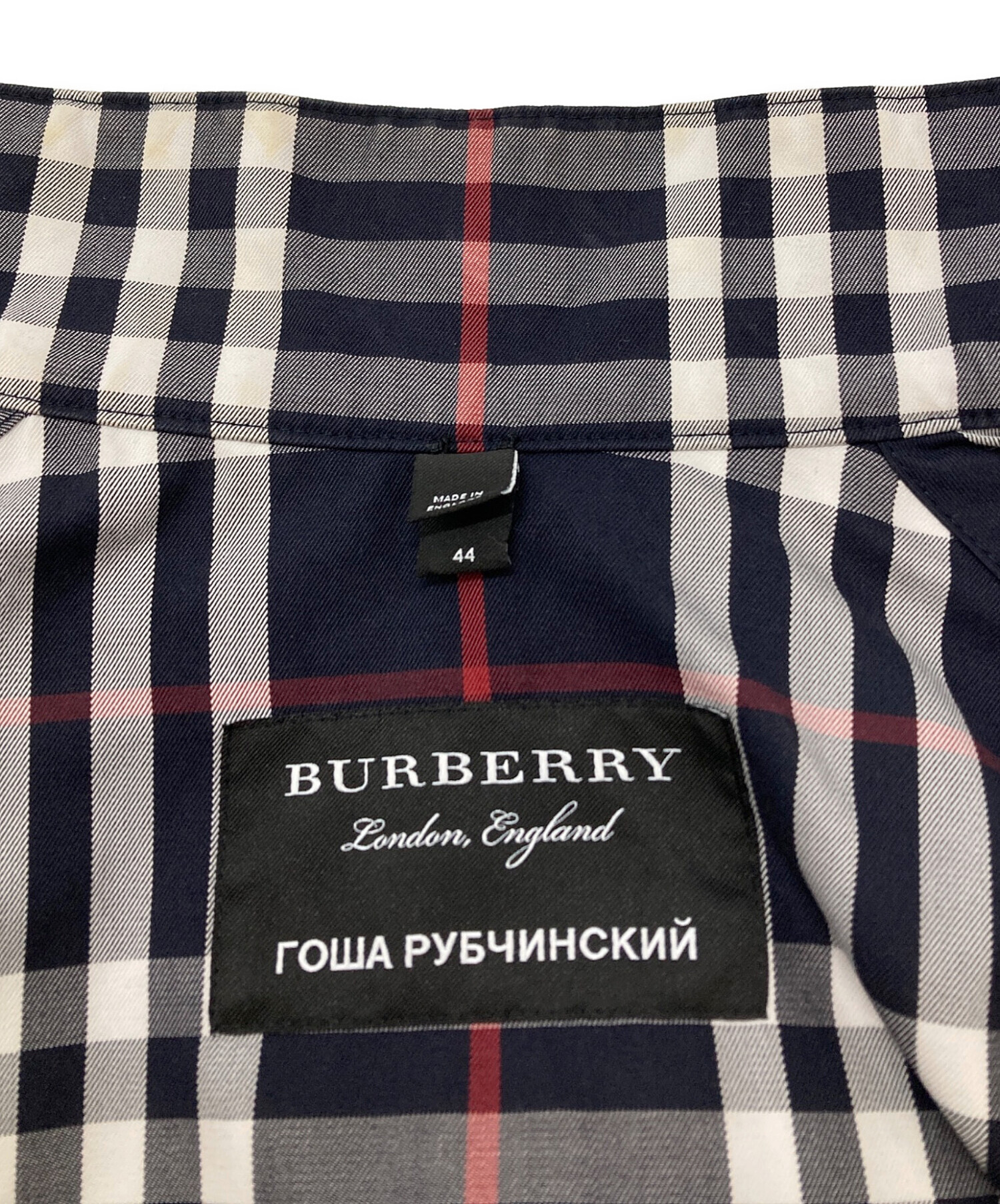 バーバリー × ゴーシャ リバーシブル ハリントンジャケット