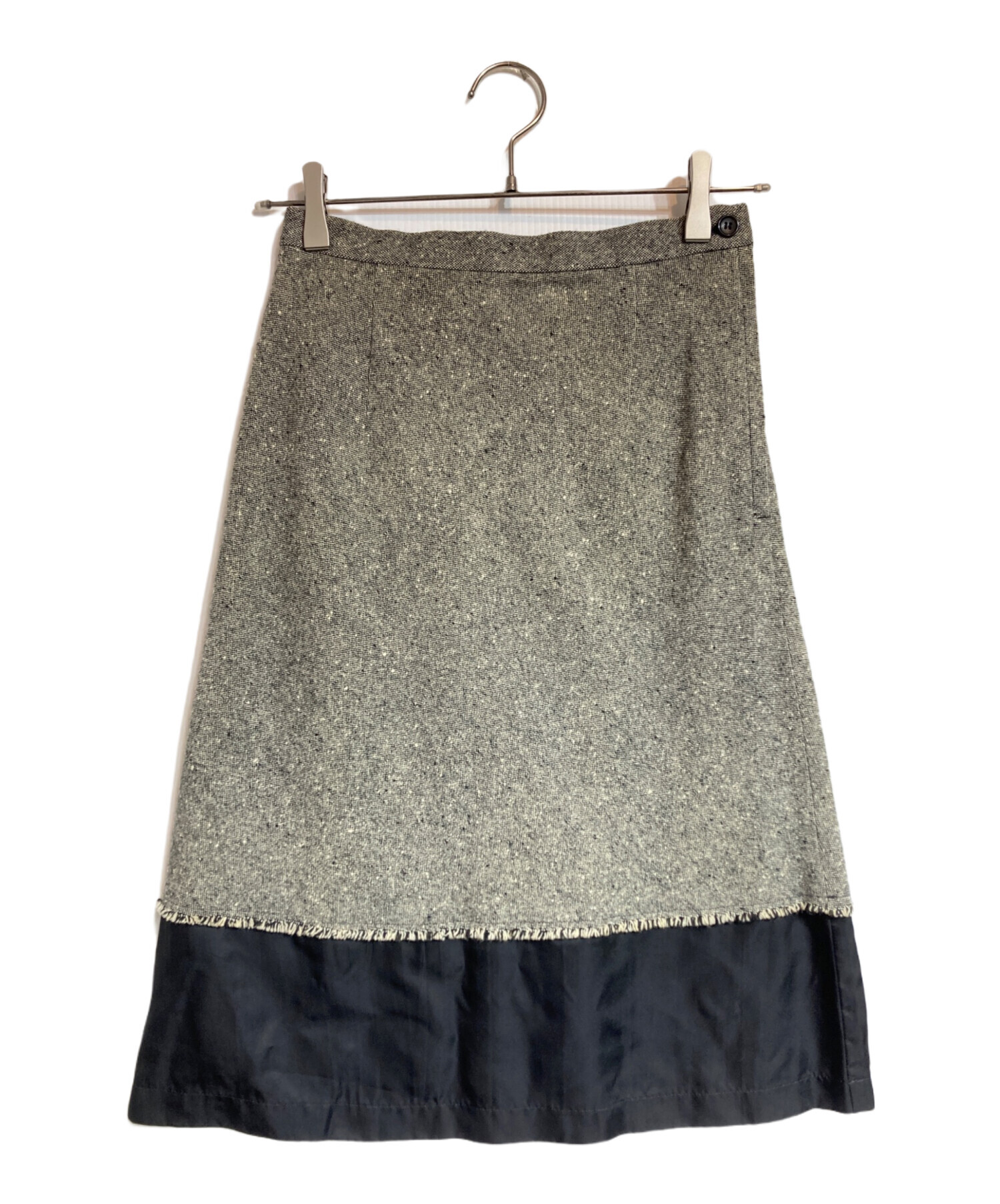tricot COMME des GARCONS ひざ丈スカート S グレー 古着中古 中古 