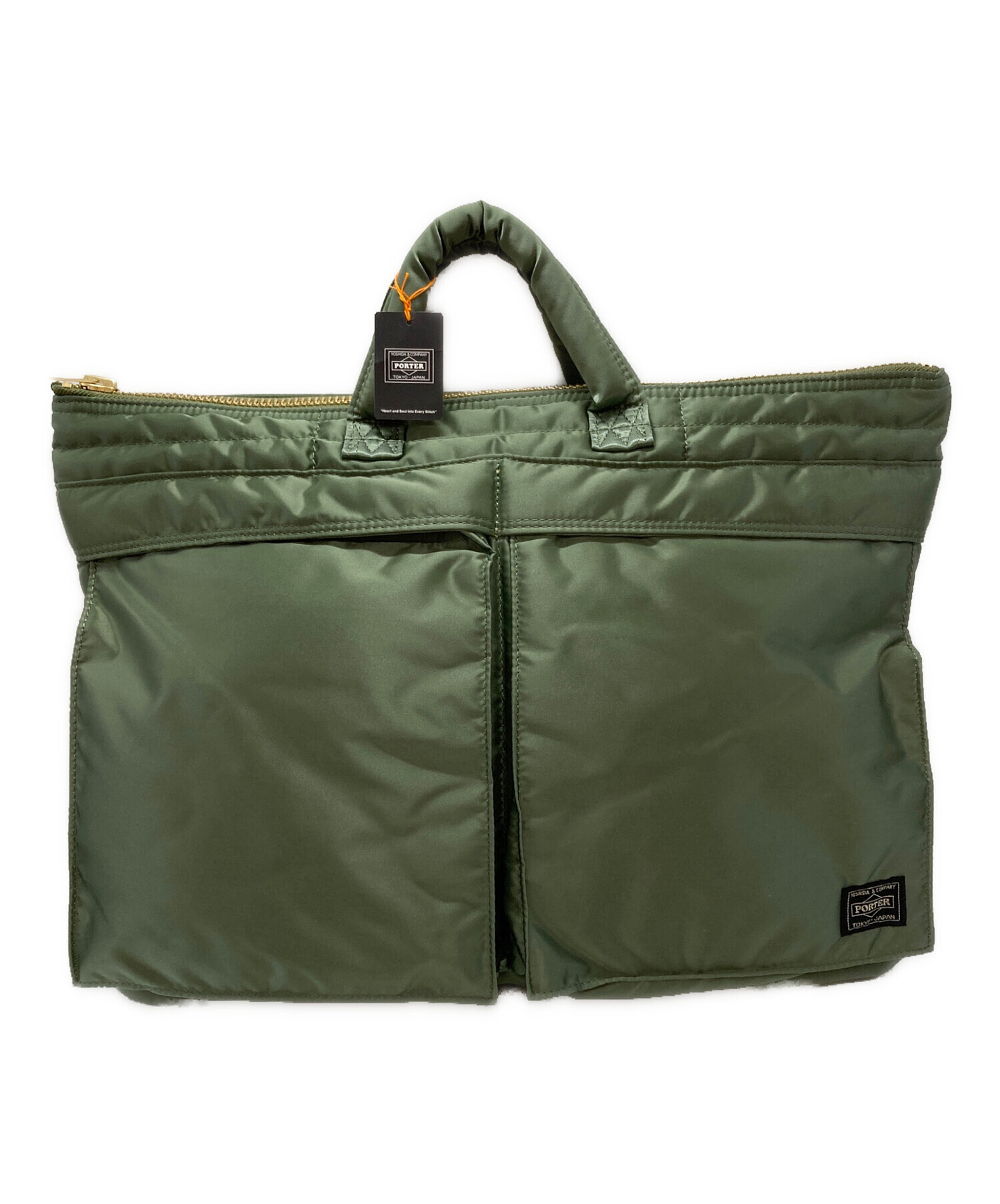 hiroro82822　フォロー割引 中古・古着通販】PORTER (ポーター) TANKER SHORT HELMETBAG(L