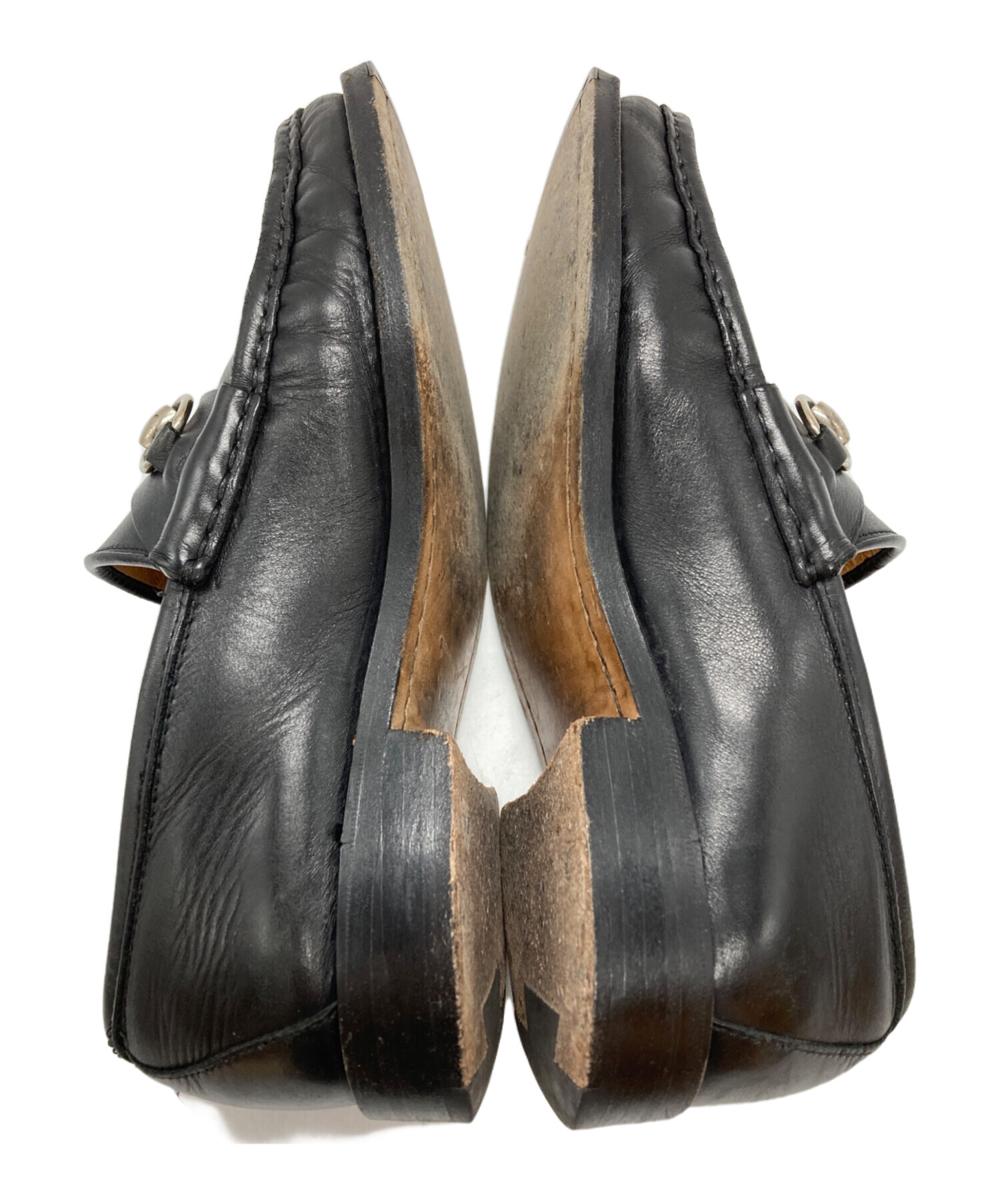 中古・古着通販】GUCCI (グッチ) ホースビットローファー