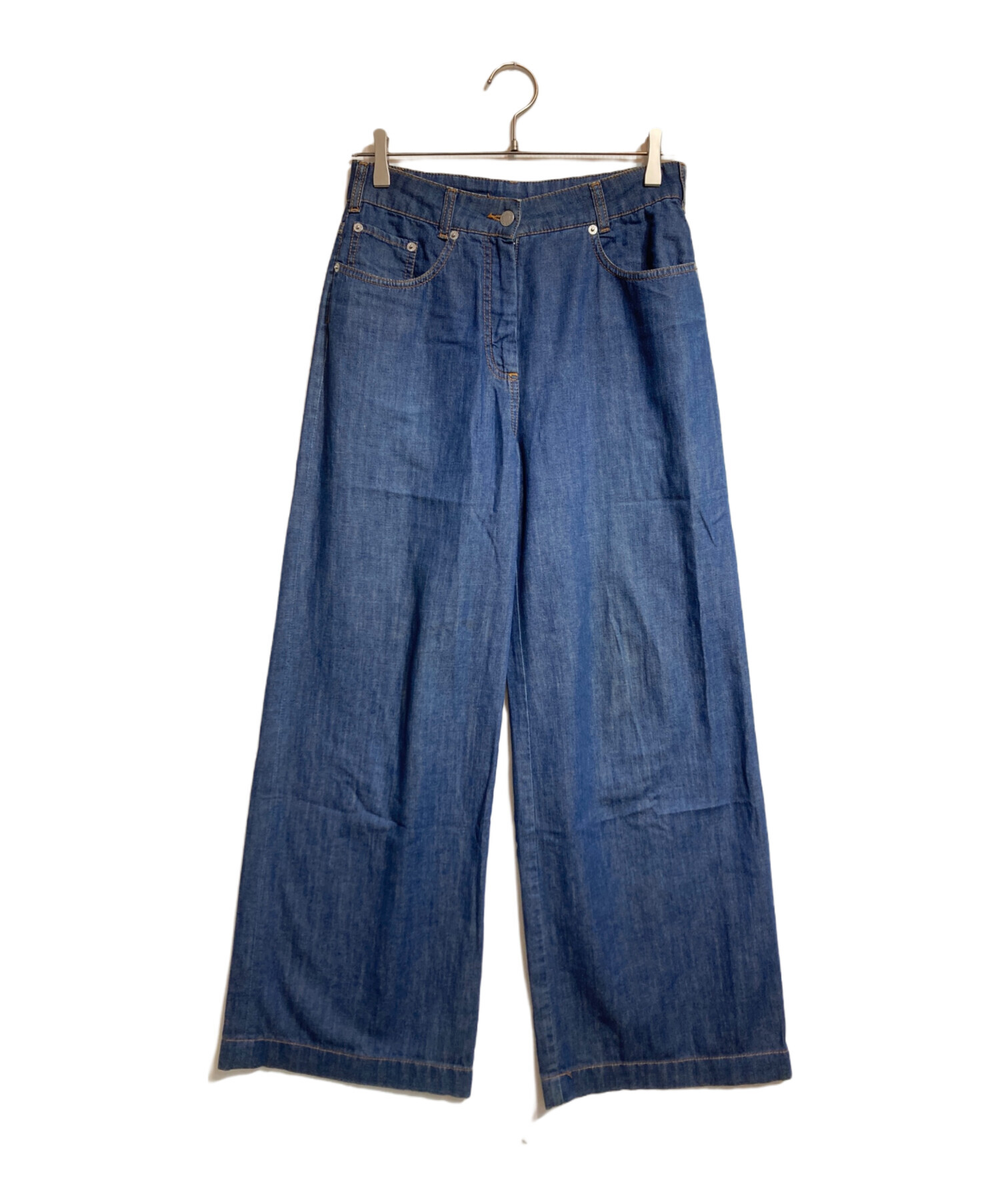 年末セール！DRIES VAN NOTTEN バギーワイドデニムパンツ 中古・古着通販】DRIES VAN NOTEN (ドリスヴァンノッテン) ライト