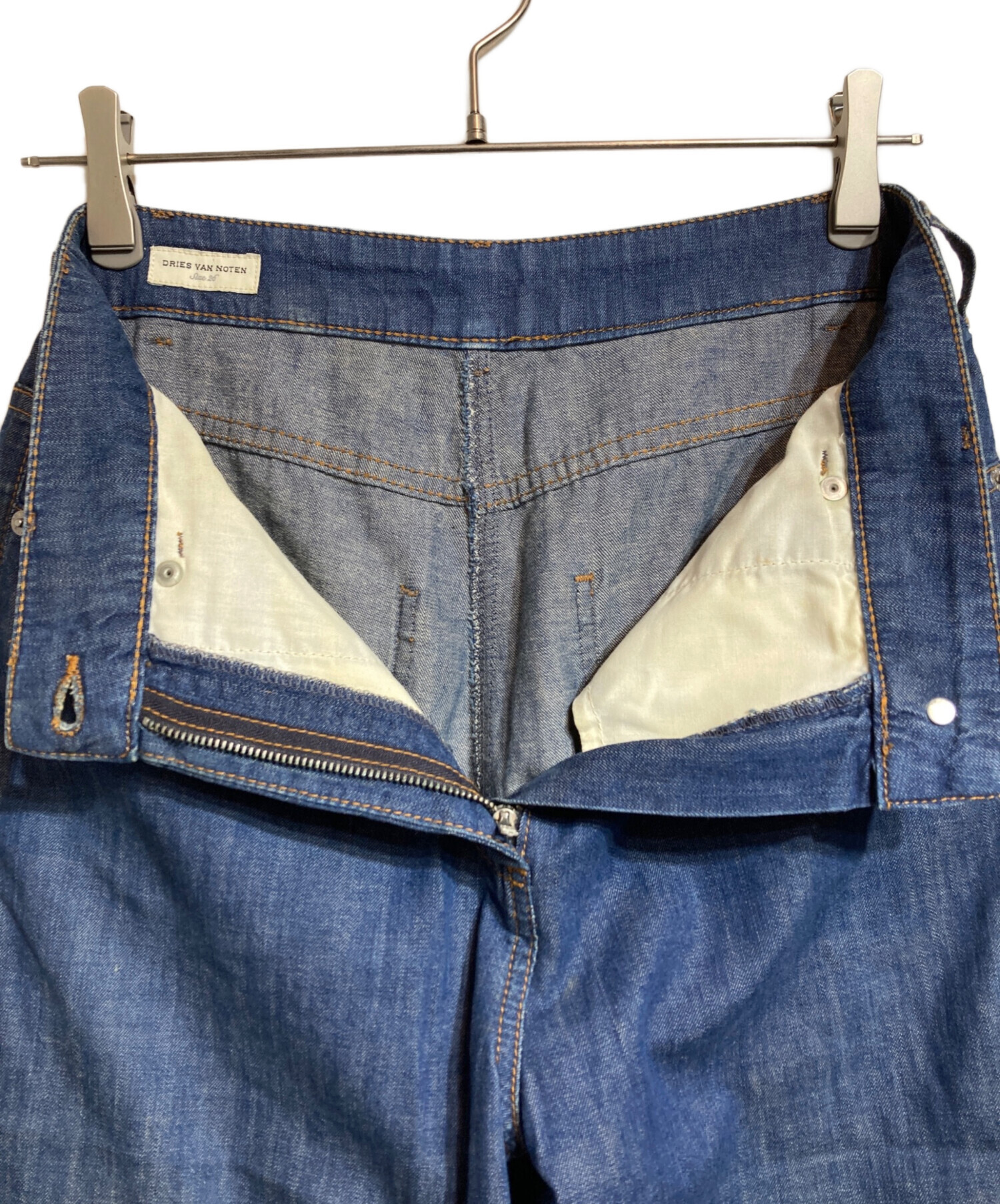 年末セール！DRIES VAN NOTTEN バギーワイドデニムパンツ DRIES VAN NOTEN（ドリス ヴァン ノッテン） ジーンズ PIP 020904 8448