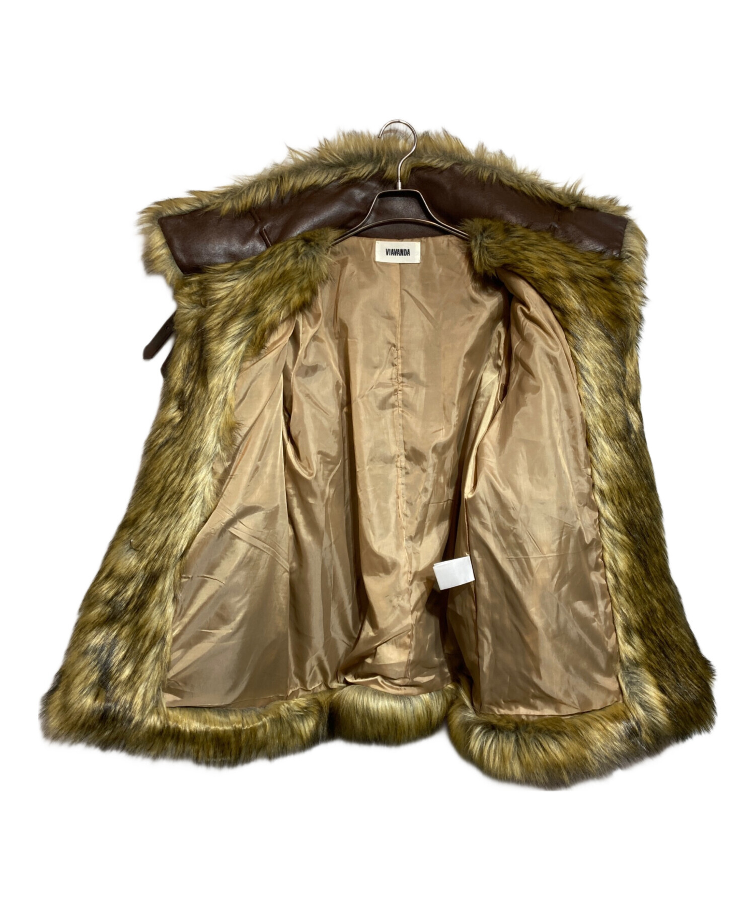 中古・古着通販】VIAVANDA (ヴィアヴァンダ) フェイクファージャケット