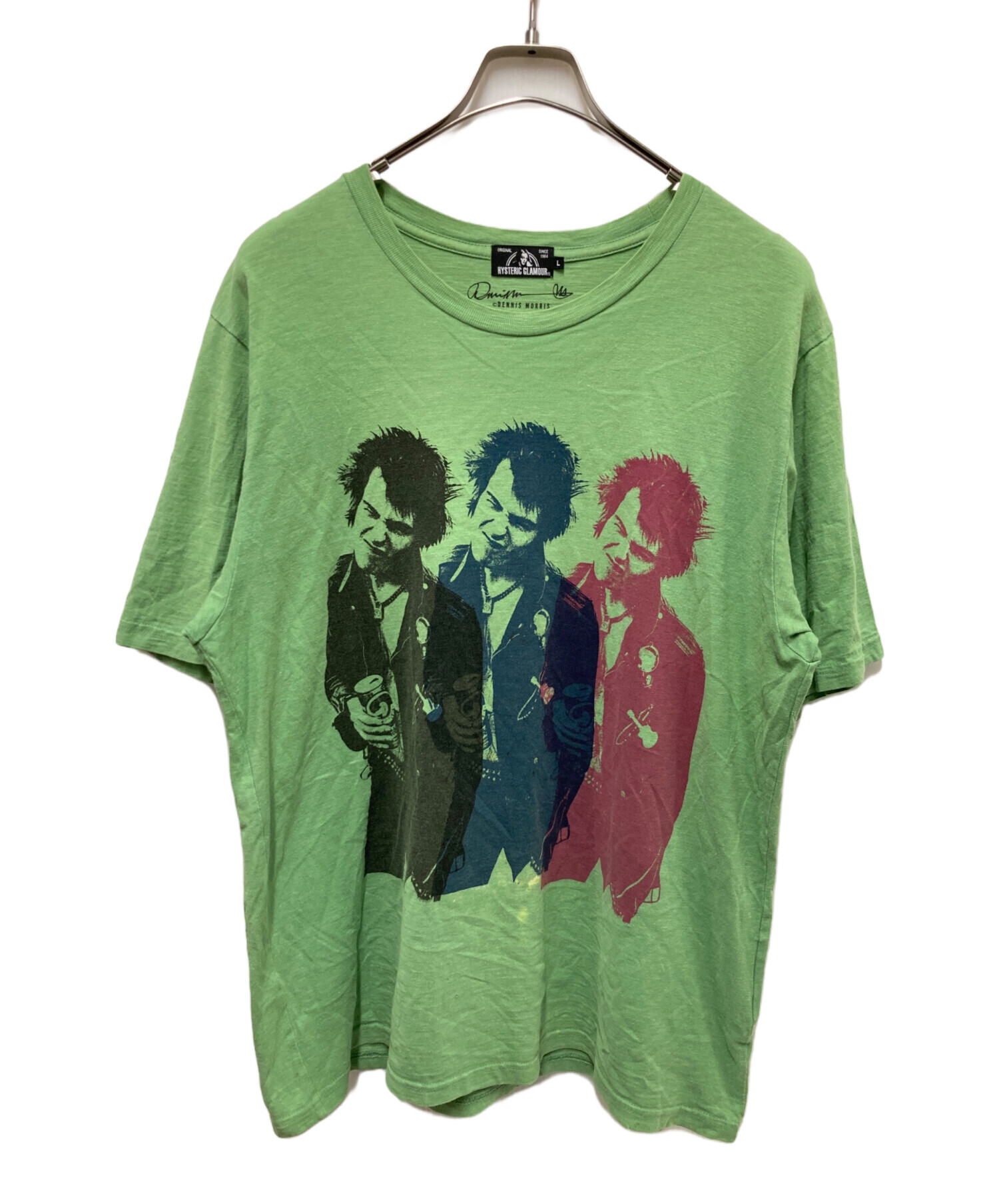 HYSTERIC GLAMOUR ヒステリックグラマー ヒスガール Tシャツ 緑 HYSTERIC GLAMOUR - HG AFFAIR Tシャツ / グリーン | Tempt