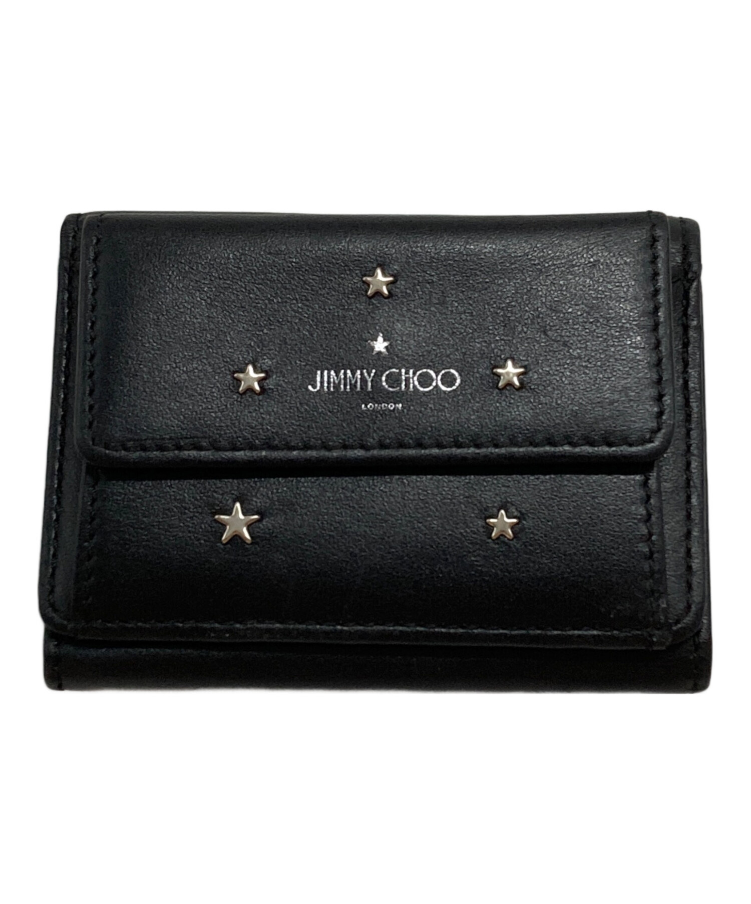 中古・古着通販】JIMMY CHOO (ジミーチュウ) スタースタッズ3つ折り