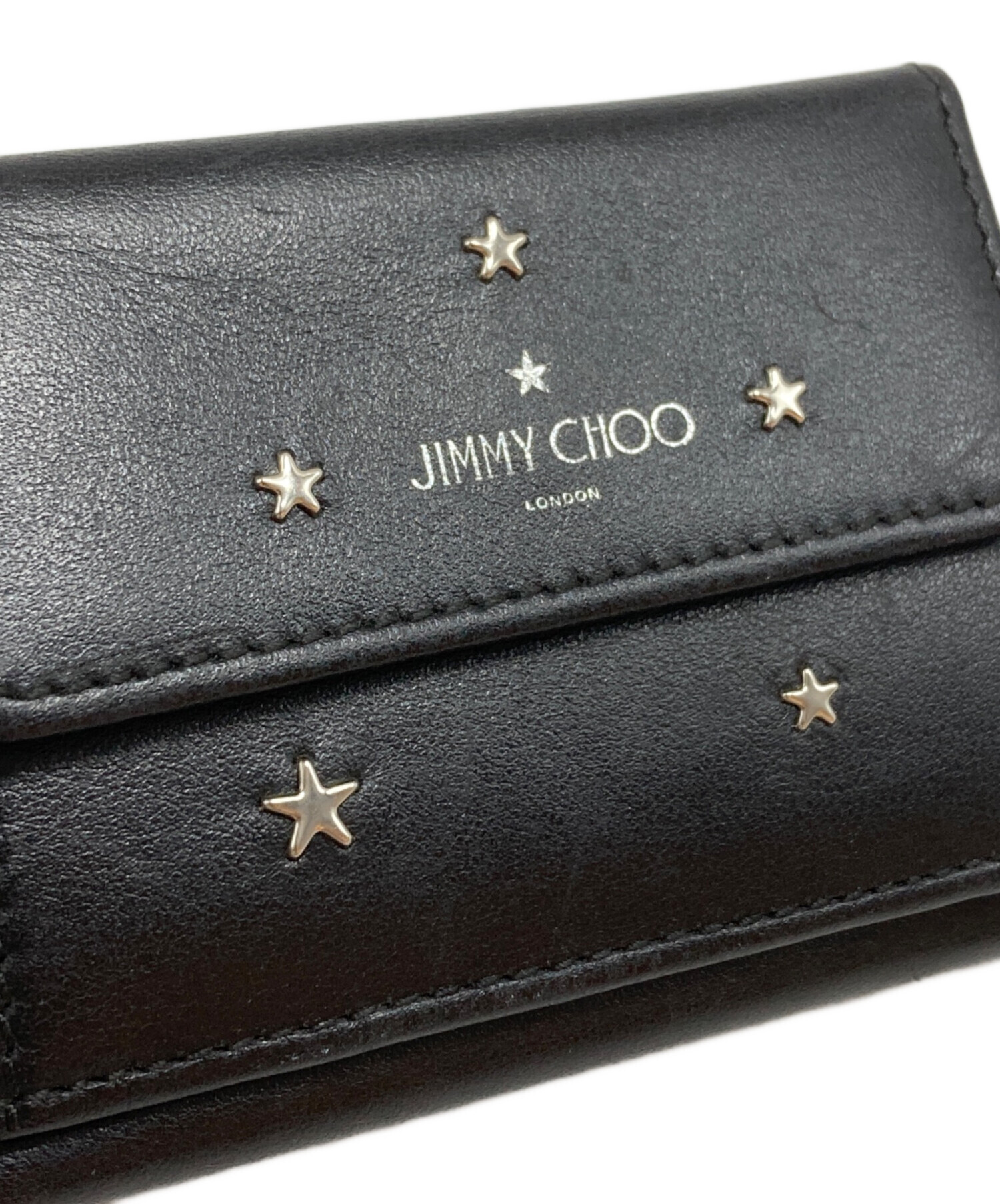 中古・古着通販】JIMMY CHOO (ジミーチュウ) スタースタッズ3つ折り