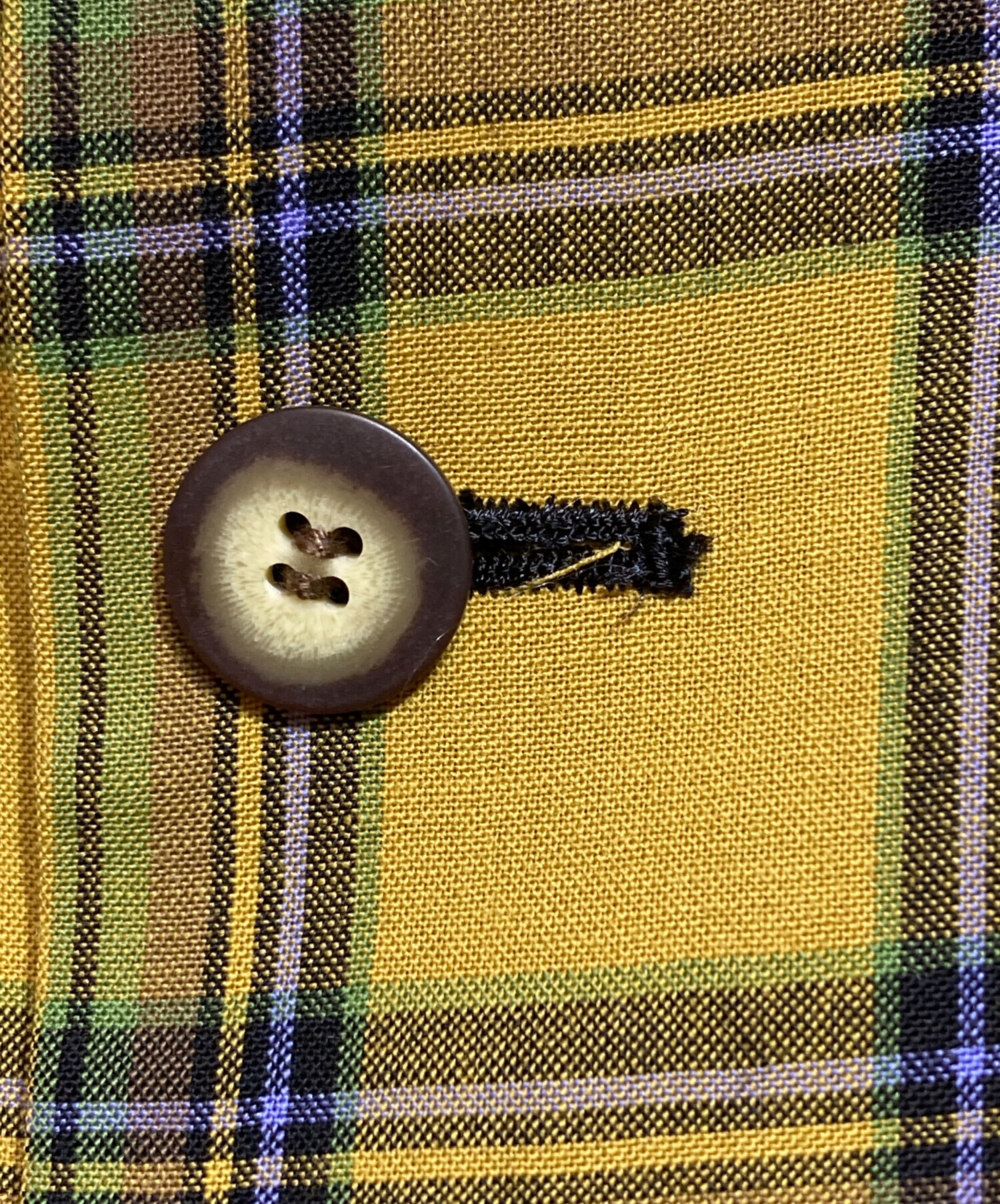 中古・古着通販】Nemeth (ネメス) チェックジャケット イエロー