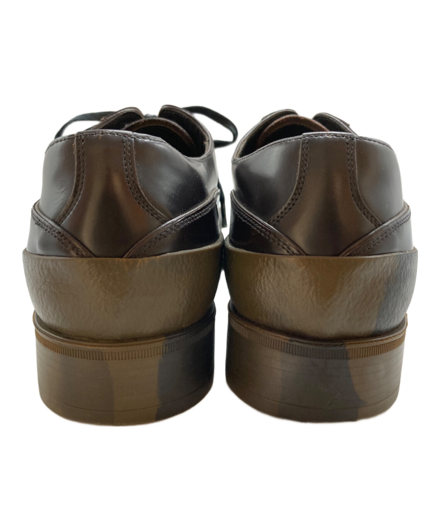 中古・古着通販】PRADA (プラダ) カモ柄バイカラーラバーソール レザー