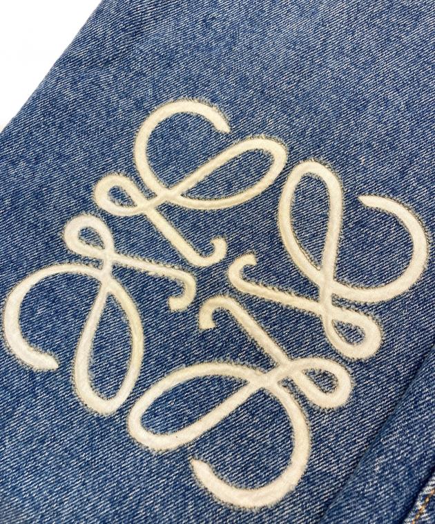 中古・古着通販】LOEWE (ロエベ) アナグラムバギーデニムパンツ 中古・古着通販】LOEWE (ロエベ) アナグラムバギーデニムパンツ