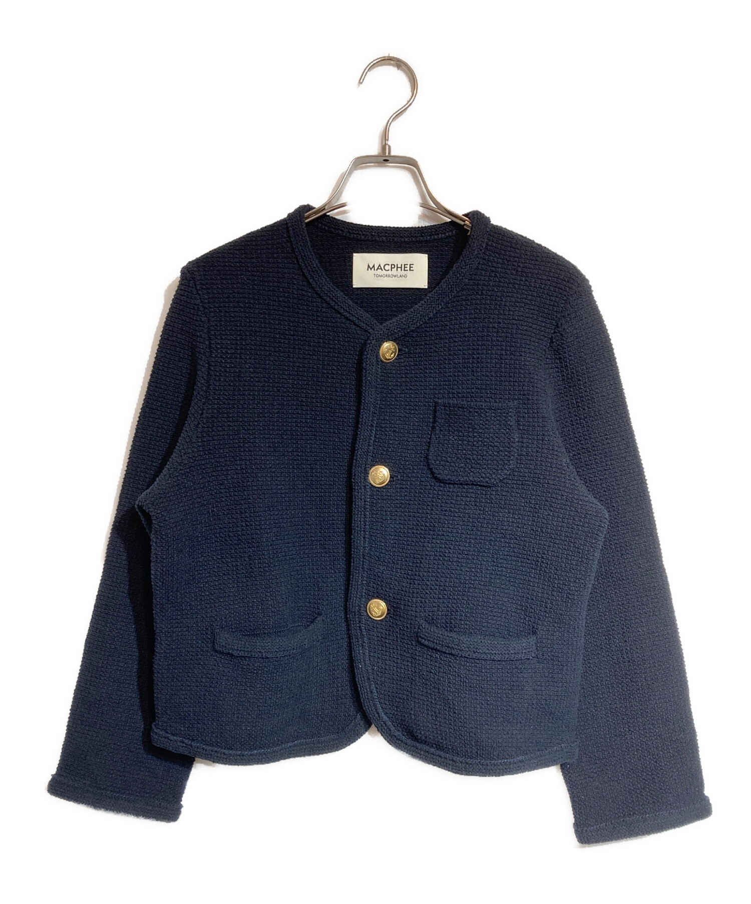 中古・古着通販】MACPHEE (マカフィー) モスライクステッチ クルー