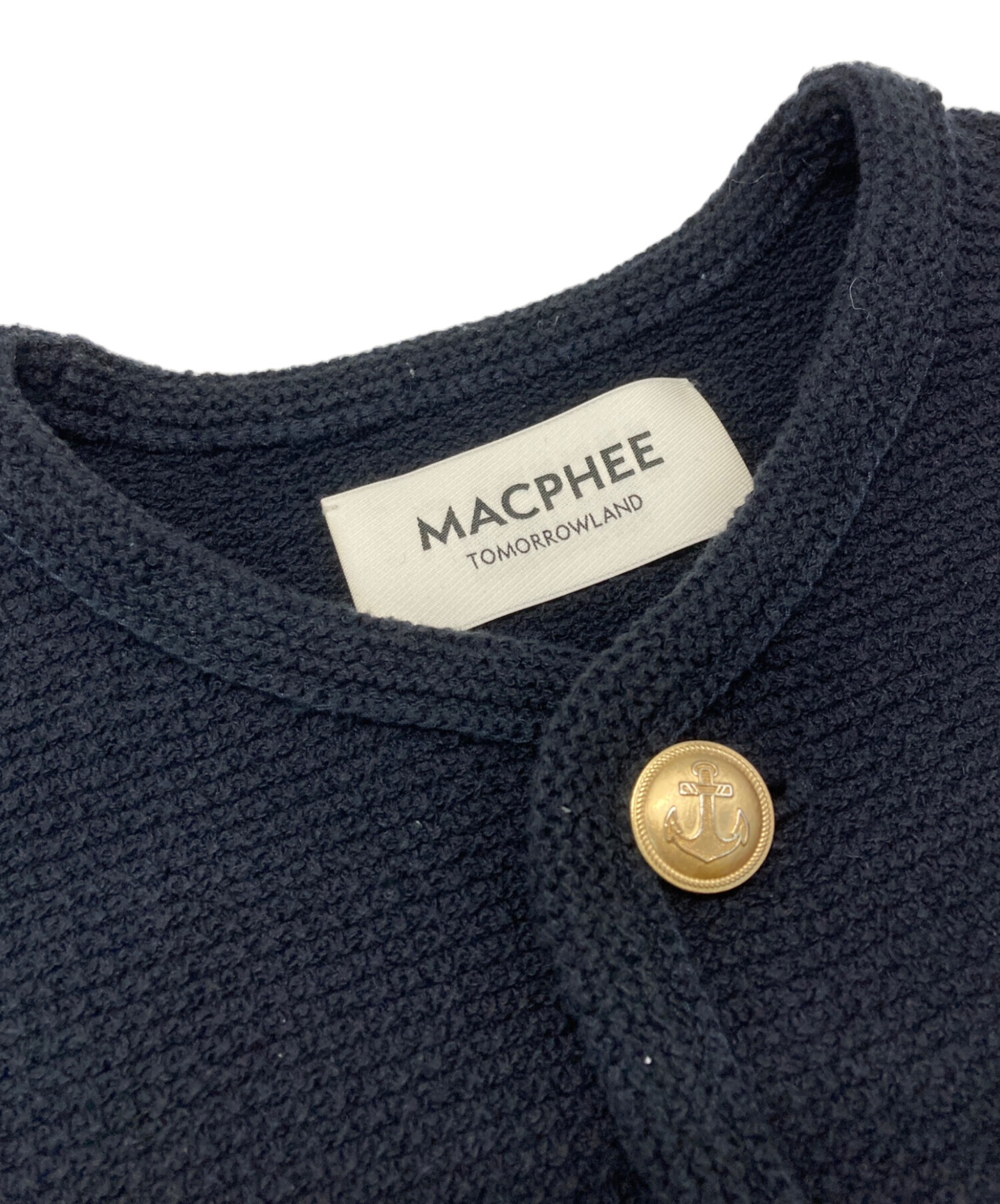 中古・古着通販】MACPHEE (マカフィー) モスライクステッチ クルー