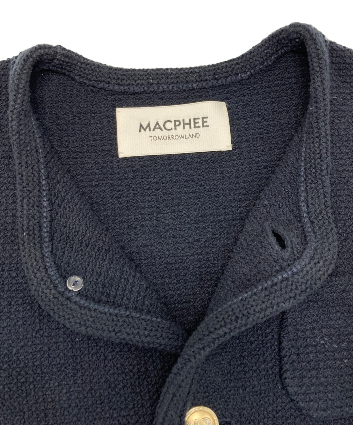 中古・古着通販】MACPHEE (マカフィー) モスライクステッチ クルー