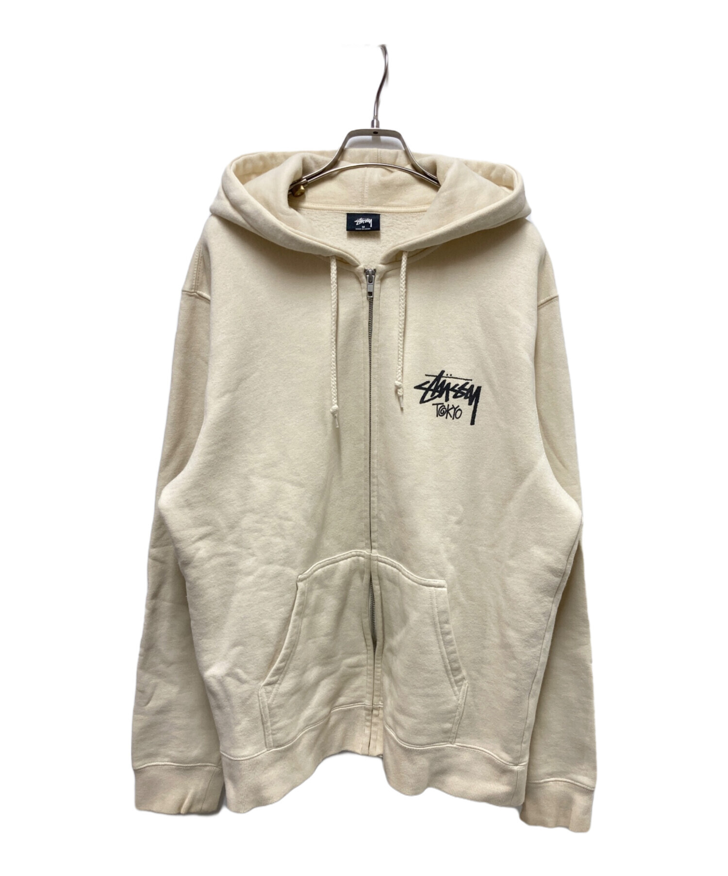 中古・古着通販】stussy (ステューシー) ロゴジップアップパーカー 