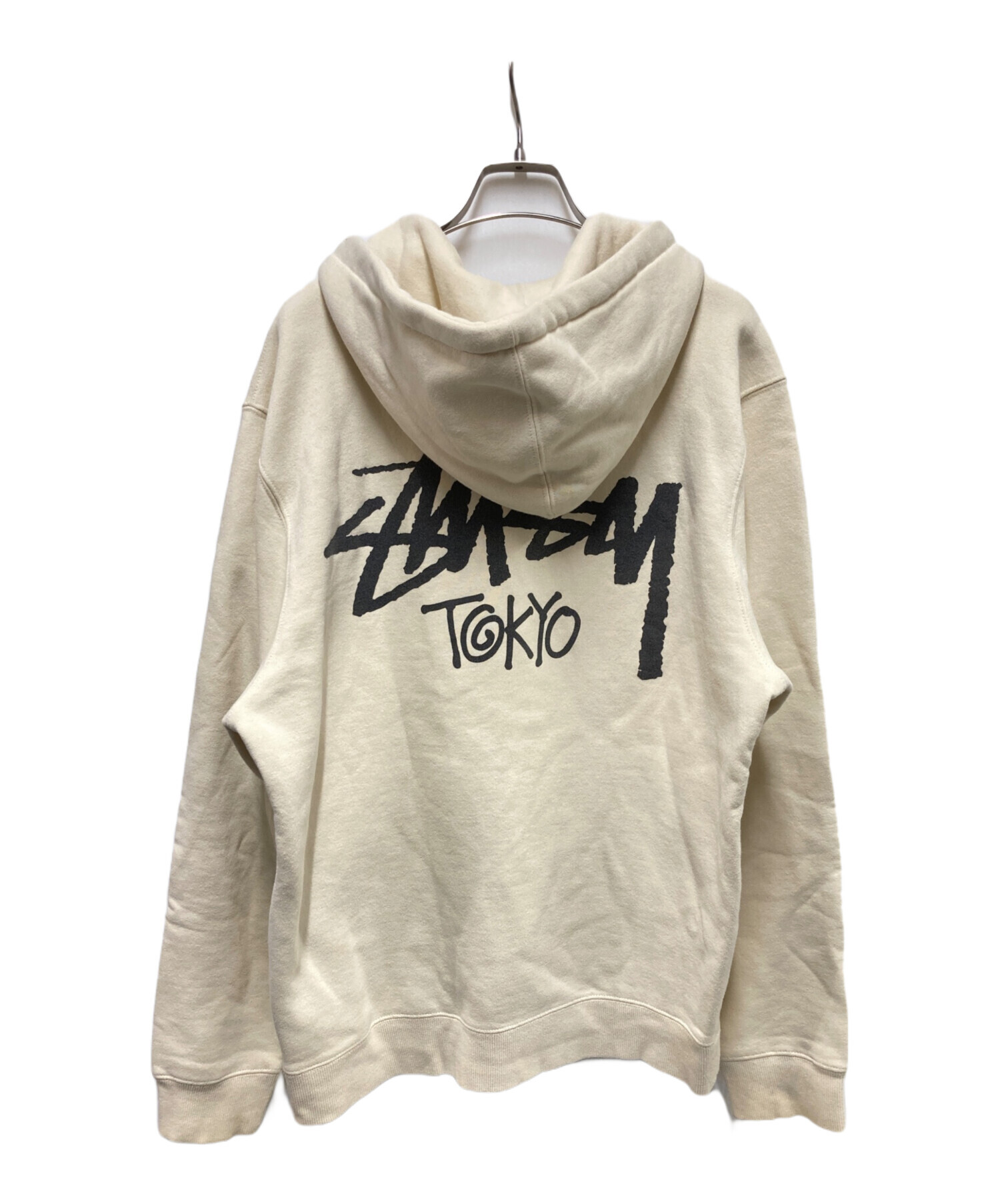 中古・古着通販】stussy (ステューシー) ロゴジップアップパーカー