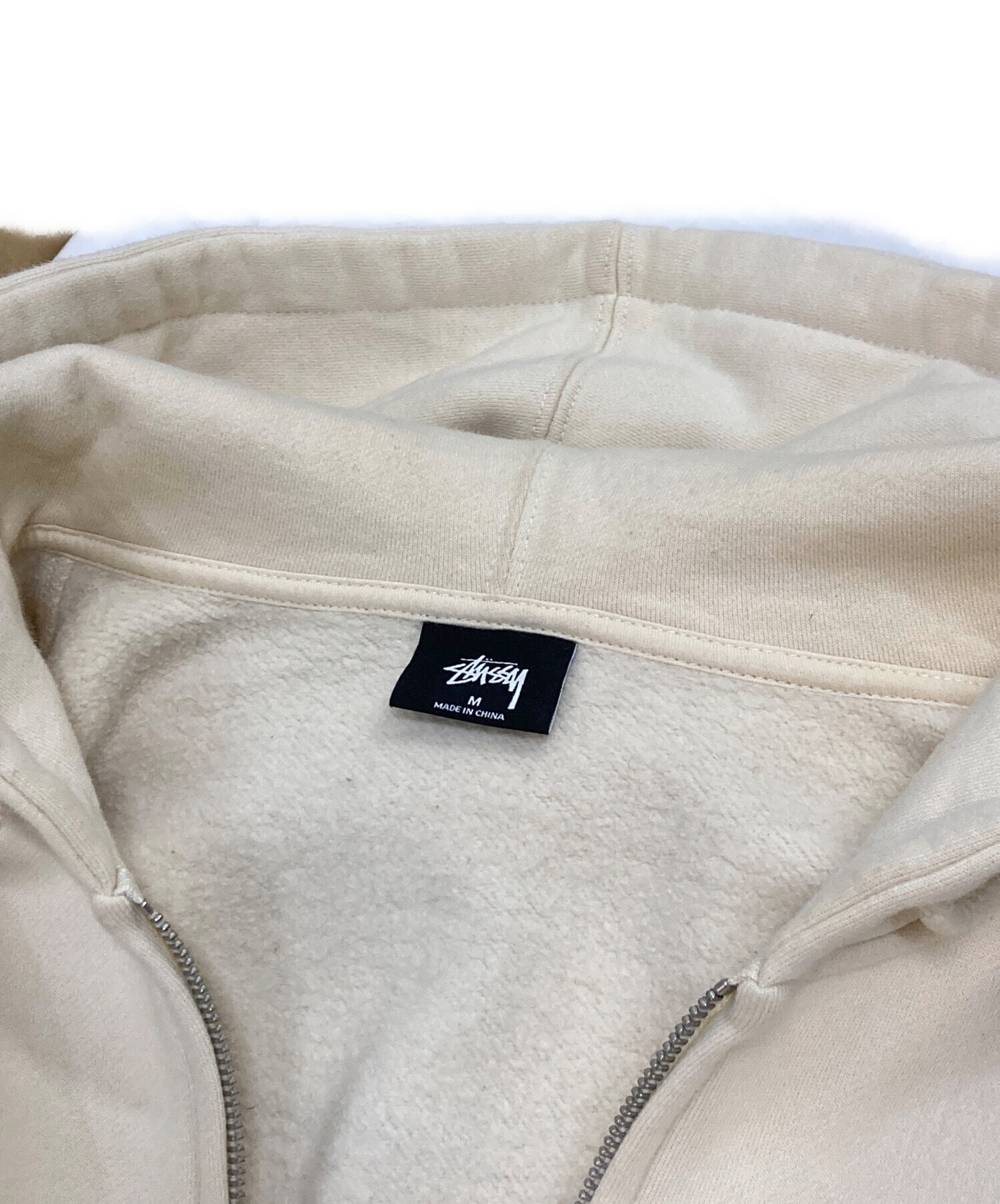 中古・古着通販】stussy (ステューシー) ロゴジップアップパーカー 