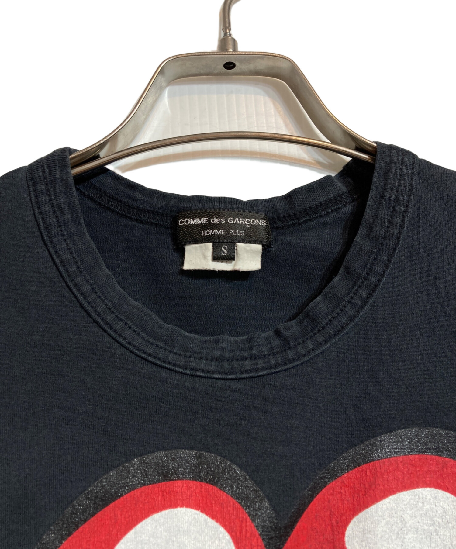 コムデギャルソンオムプリュス ローリングストーンズ ロゴTシャツ Sサイズ 中古・古着通販】COMME des GARCONS HOMME PLUS (コムデギャルソンオム