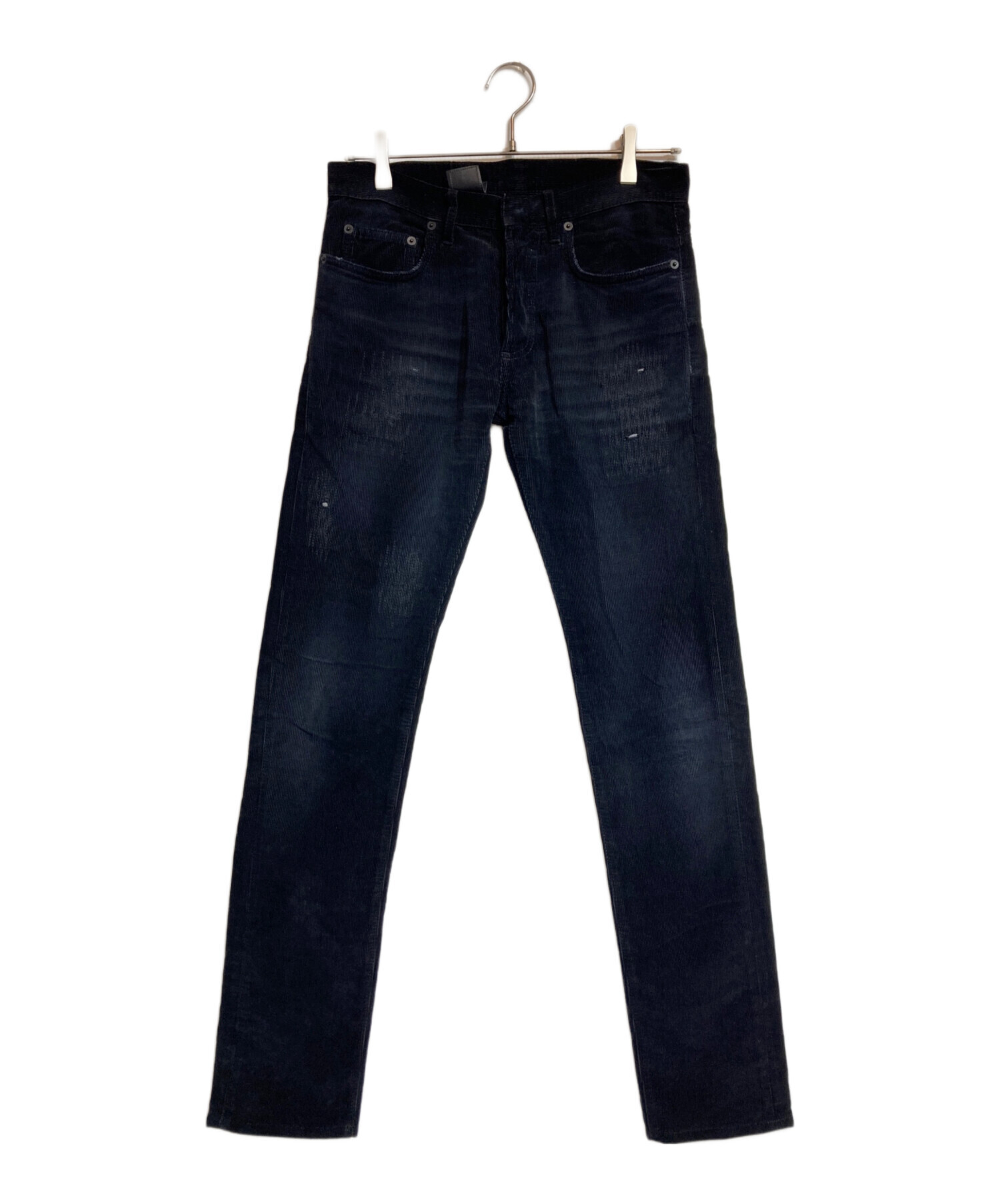 ディオール オム リジット ストレート ブラック デニム パンツ W30