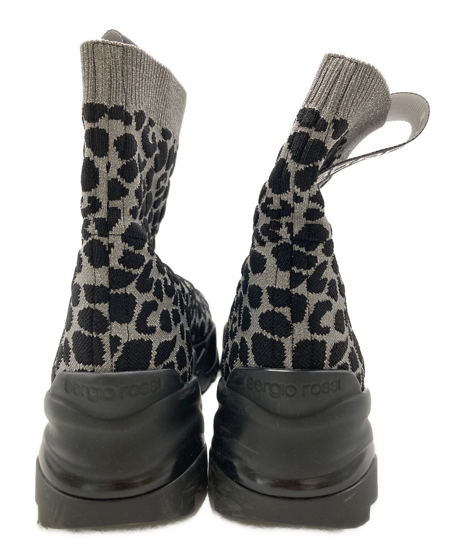 中古・古着通販】sergio rossi (セルジオロッシ) レオパードソックス