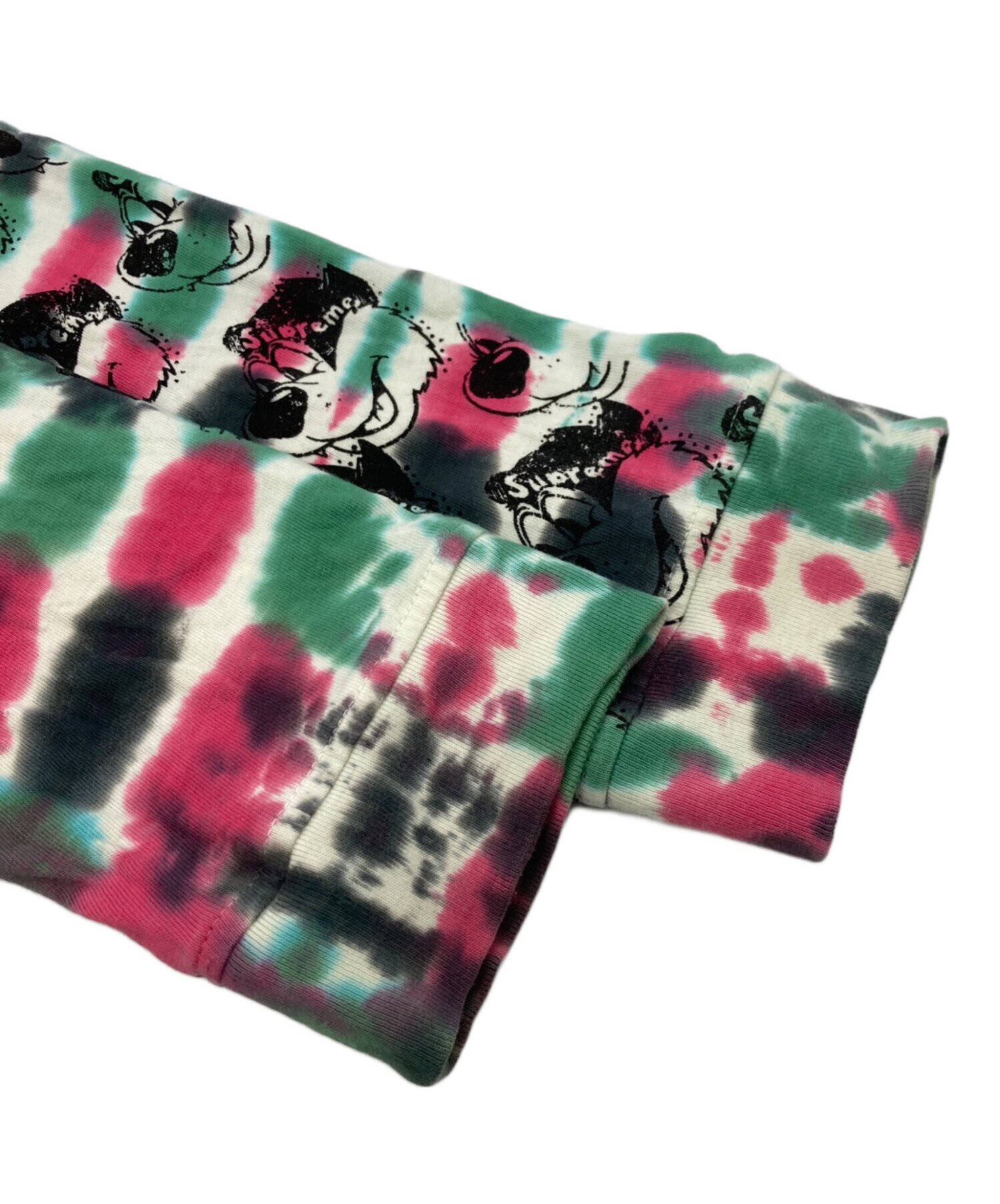 中古・古着通販】SUPREME (シュプリーム) Dyed Bear L/S Top ピンク 