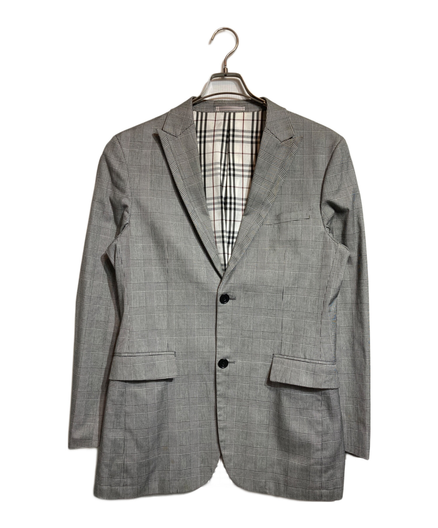 BURBERRY BLACK LABEL グレー ジャケット 中古・古着通販 BURBERRY BLACK LABEL グレー ジャケット 中古・古着通販