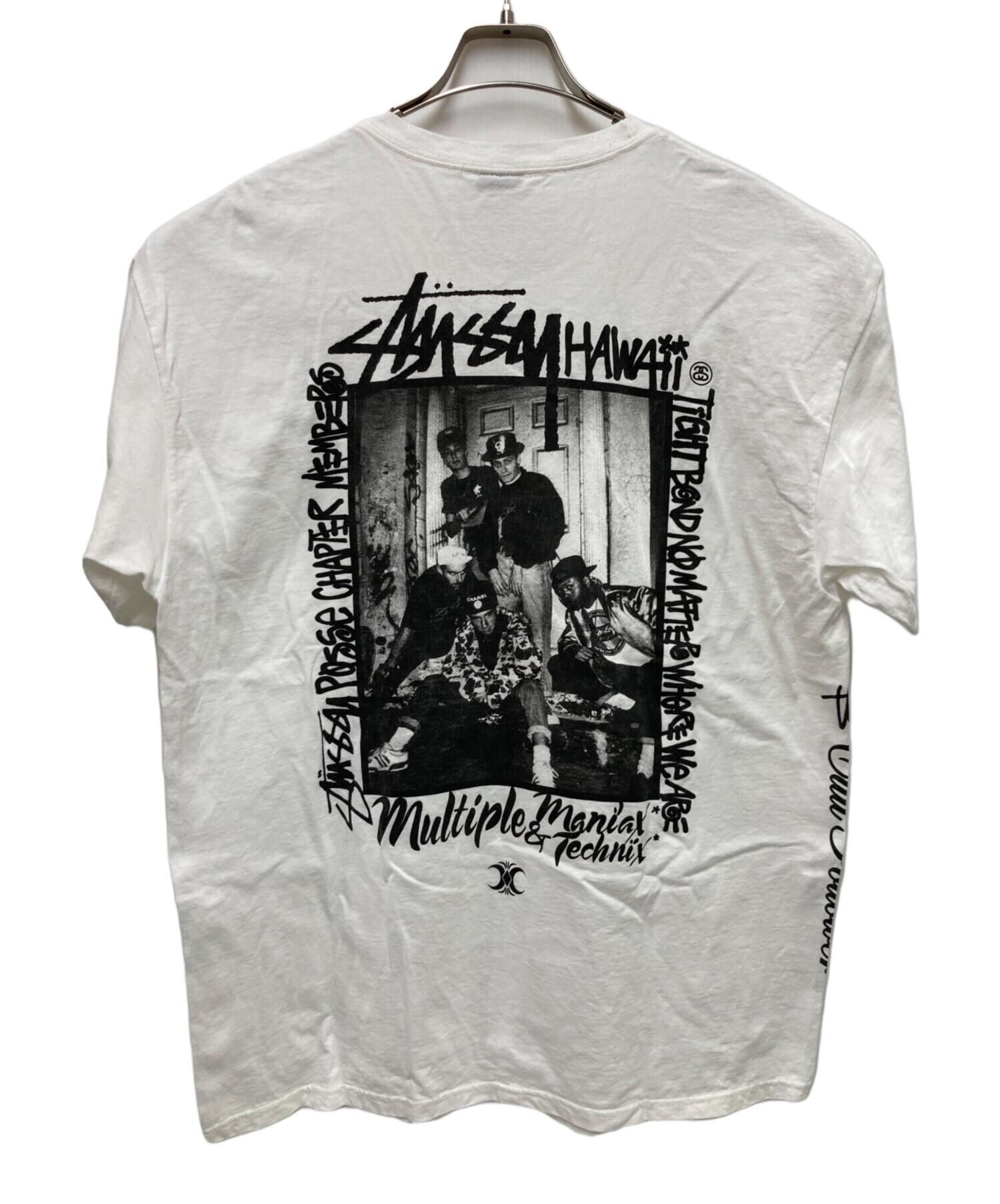 【新品・M】stussy × Nas × Nexus Ⅶ Tシャツ／正規品 新品・M】stussy × Nas × Nexus Ⅶ Tシャツ／正規品