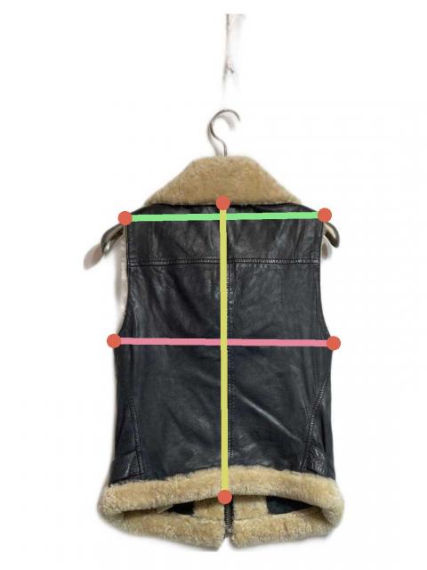 ディーゼル　ムートンベスト　used ディーゼル ムートンベスト used 中古・古着通販】DIESEL (ディーゼル